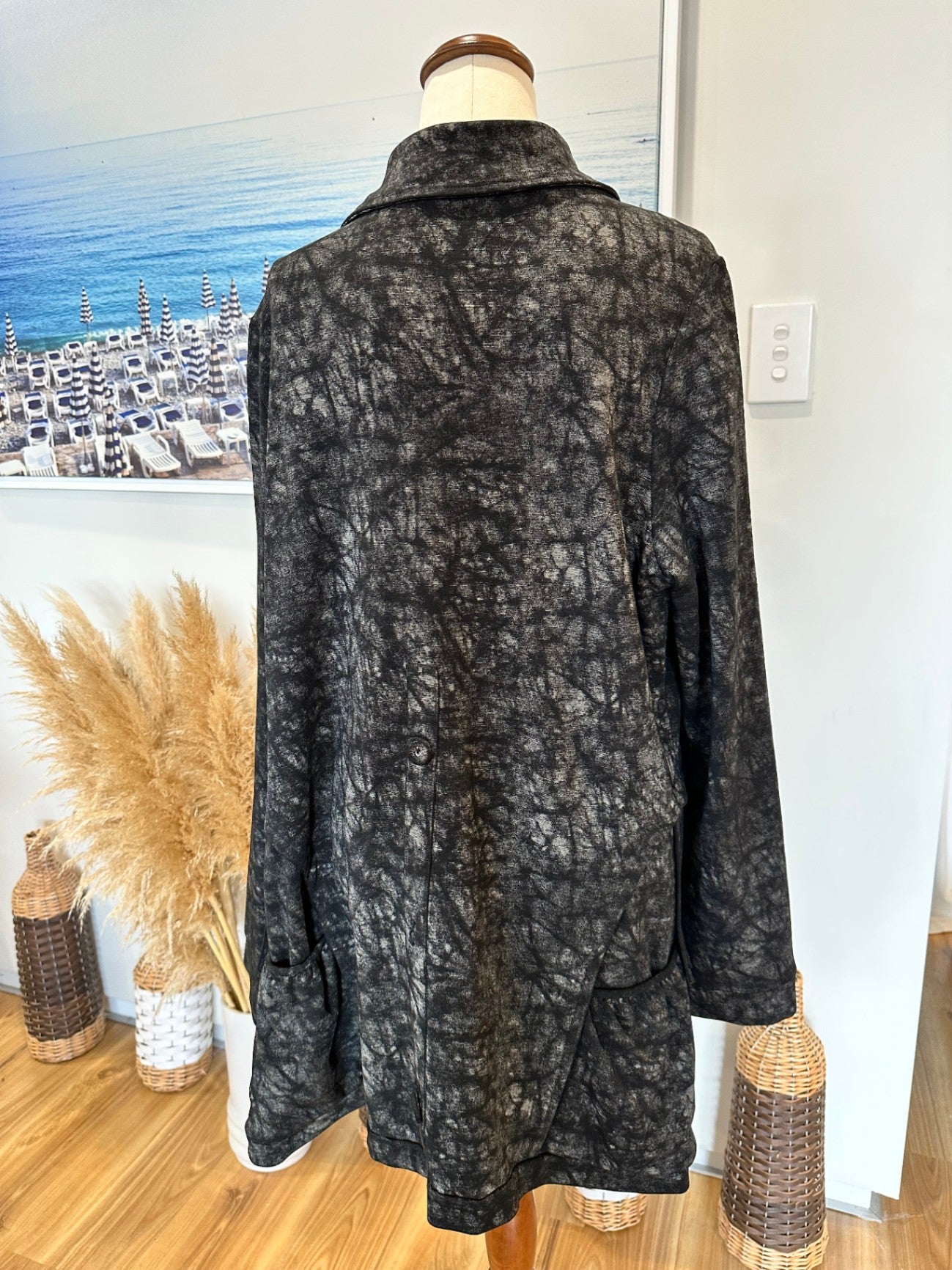 Scope Jacket - Size 14 - Black and grey