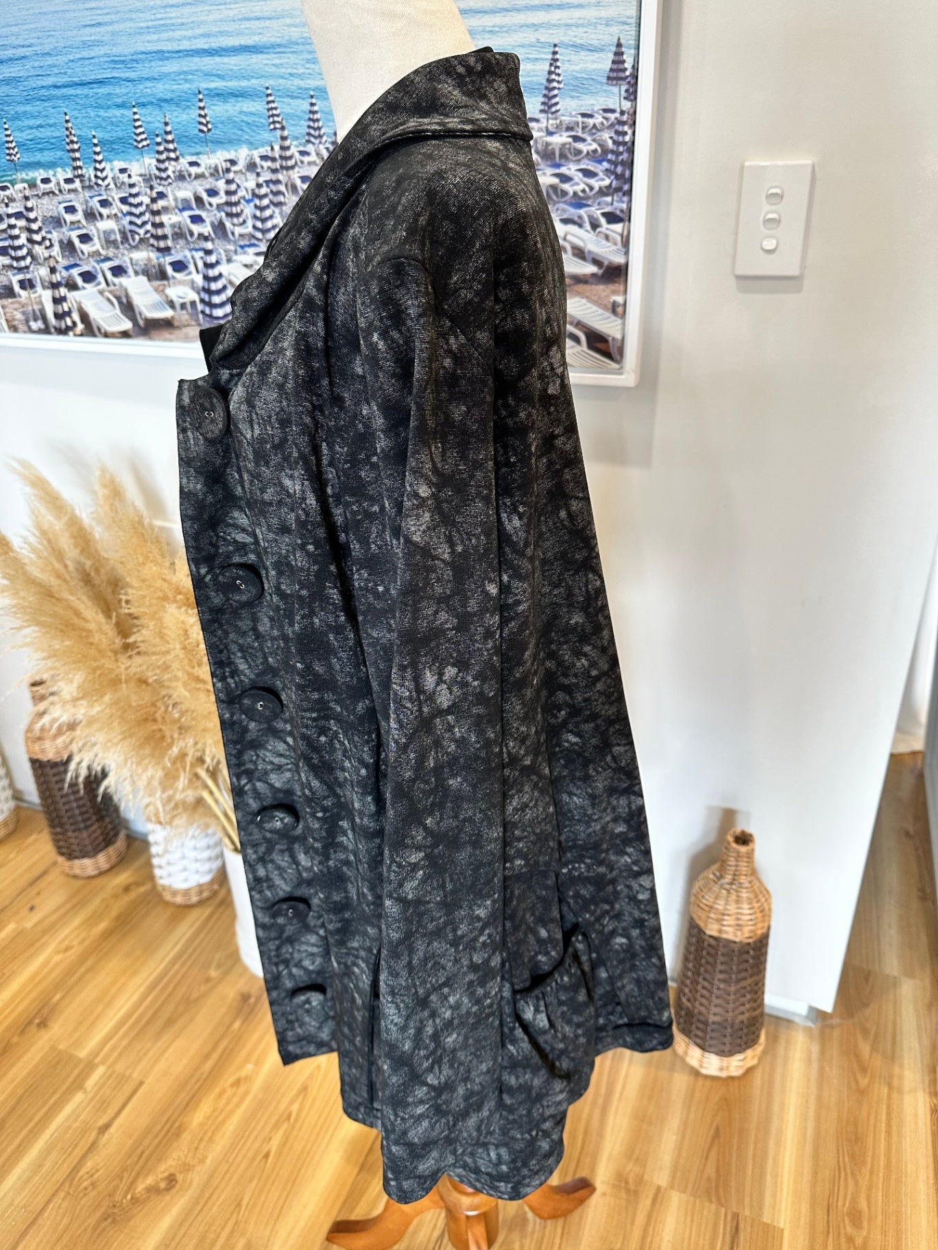 Scope Jacket - Size 14 - Black and grey