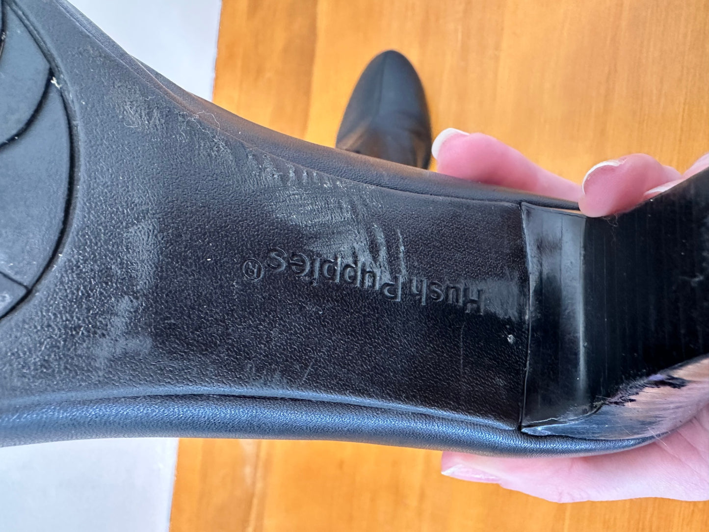 Hush Puppies - Ankle Boots - Size EU 41 - Black Leather