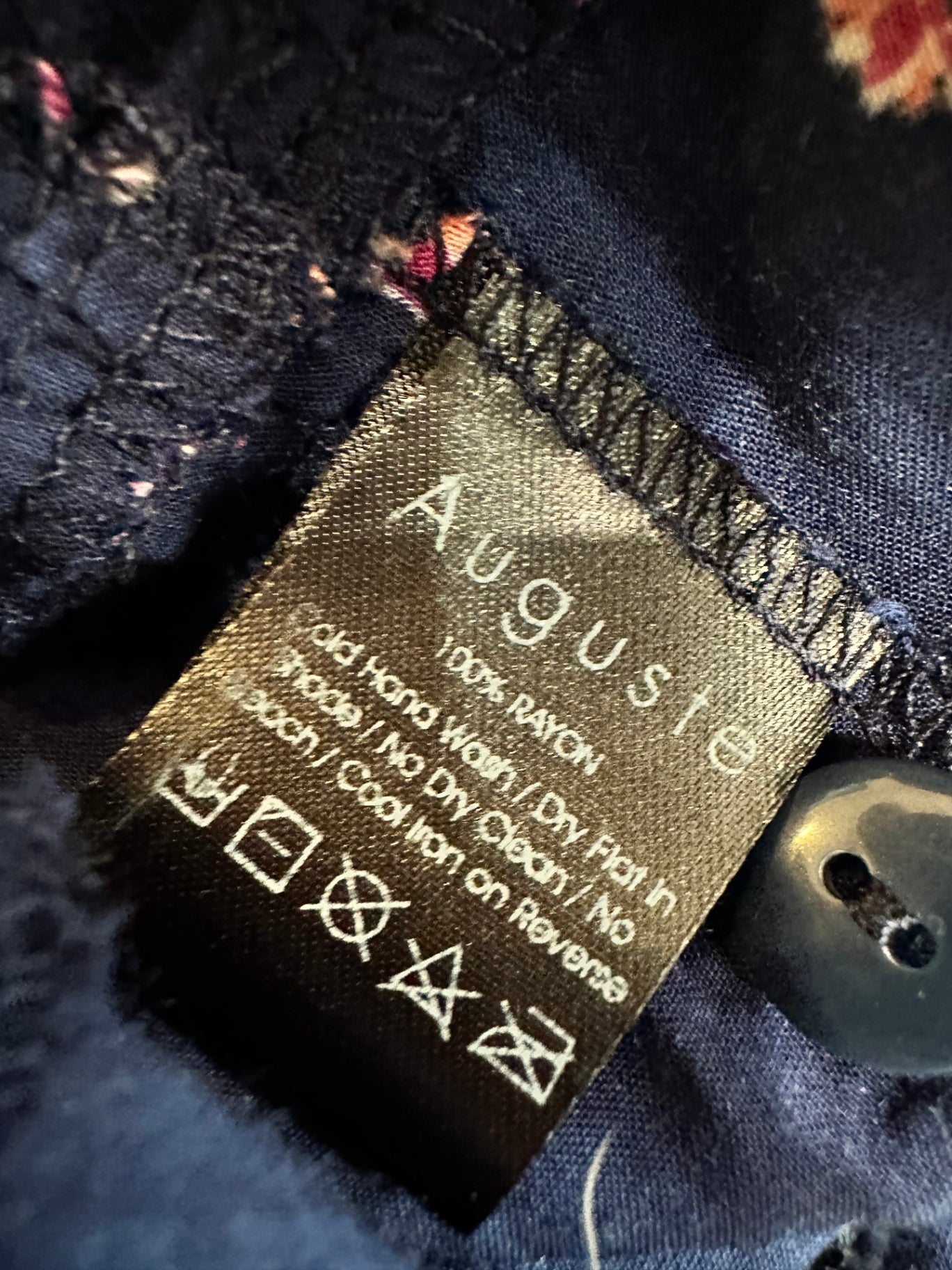 Auguste - Maxi Dress - Size 10 - Navy blue