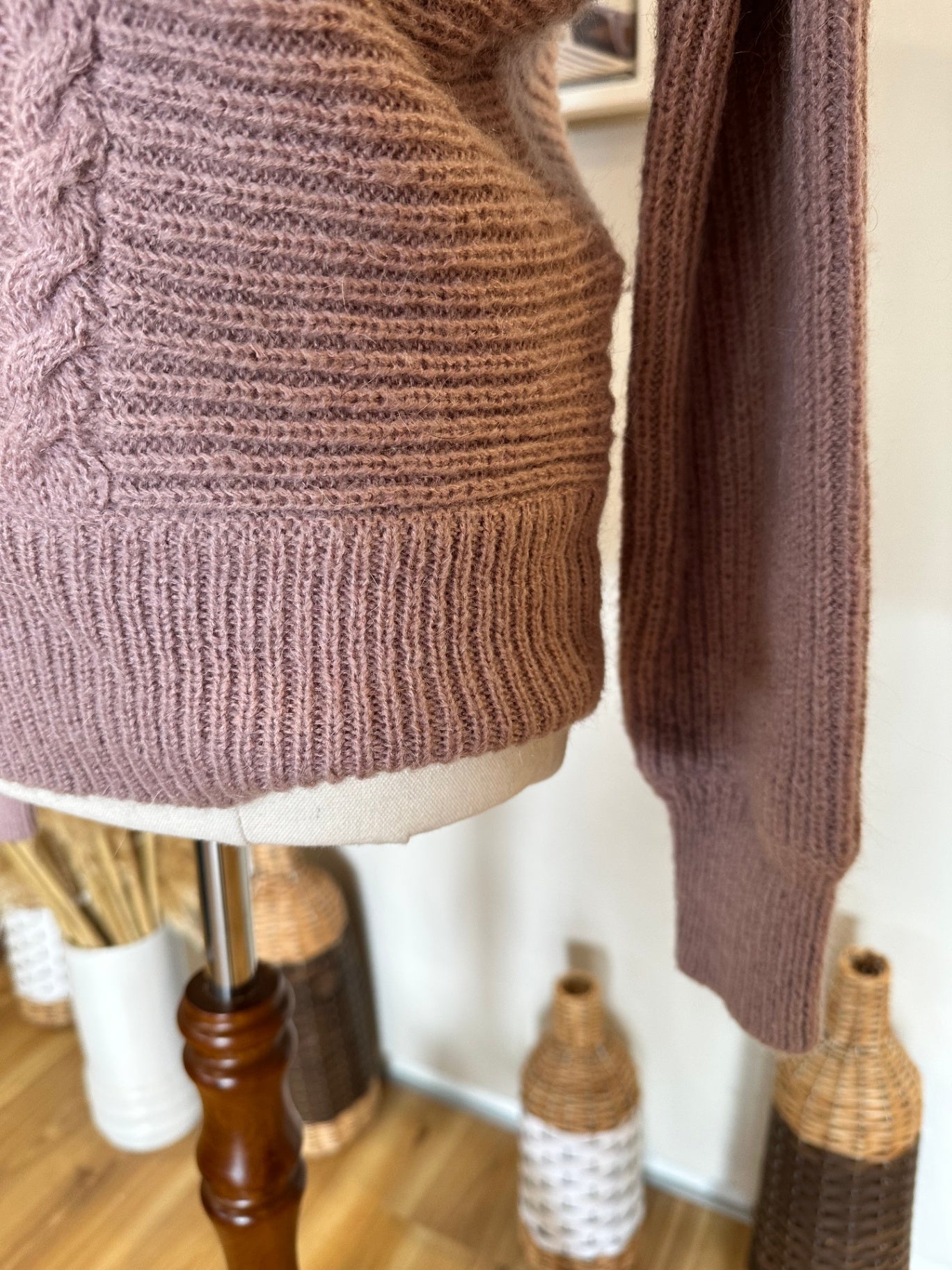 Max - Jumper - Extra Small - Light Pink - 30% Mohair