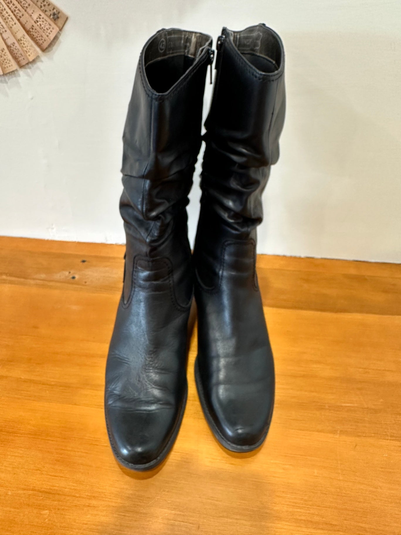 Gino Ventori - Leather Boots - Size EU 42 - Black