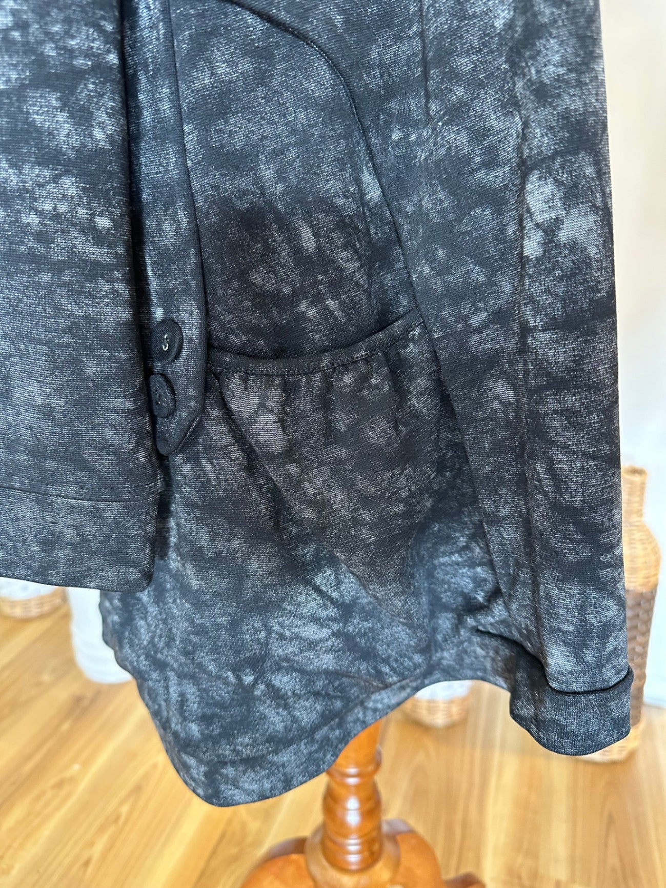 Scope Jacket - Size 14 - Black and grey