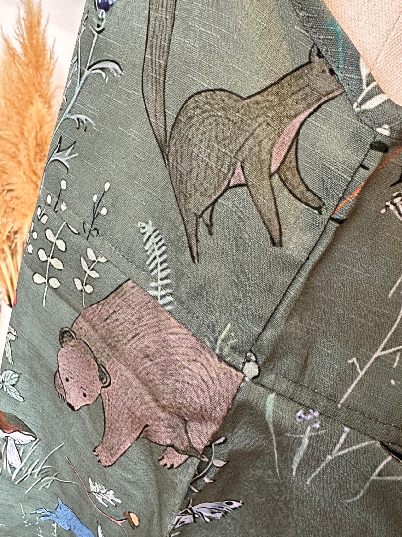 Woodland Themed Dungarees - Medium / Large