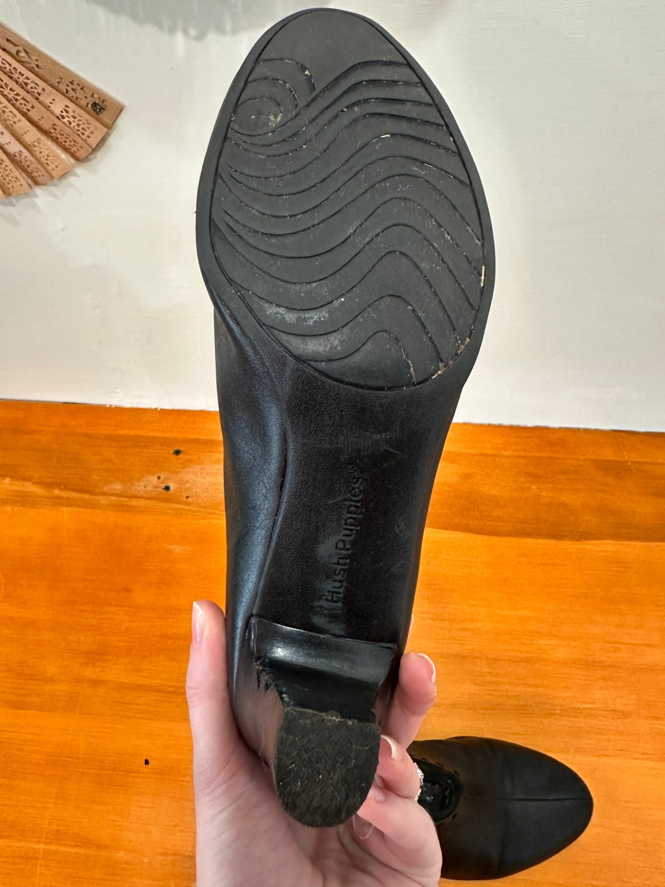 Hush Puppies - Ankle Boots - Size EU 41 - Black Leather