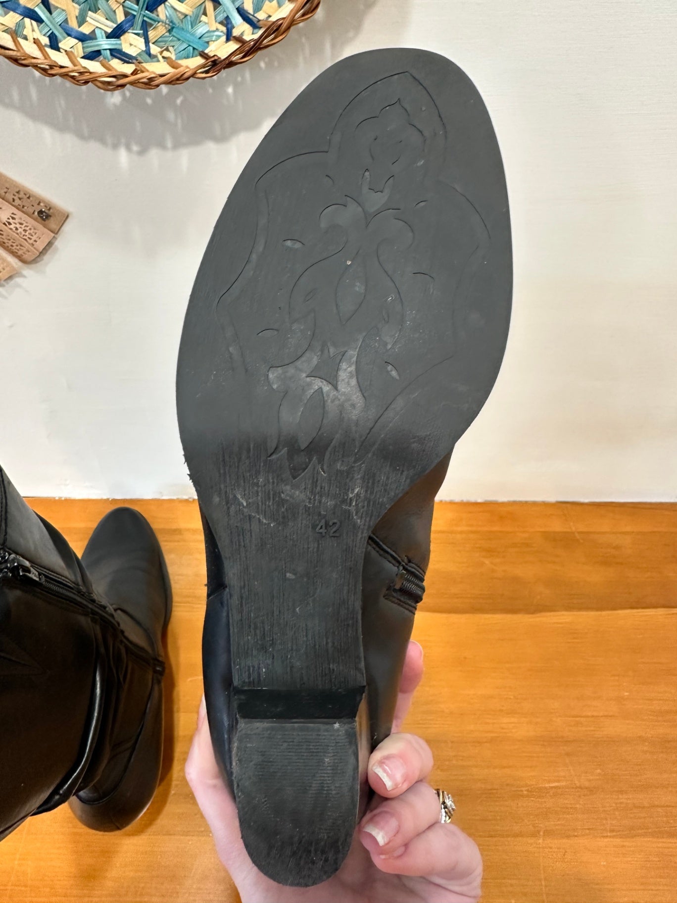 Gino Ventori - Leather Boots - Size EU 42 - Black