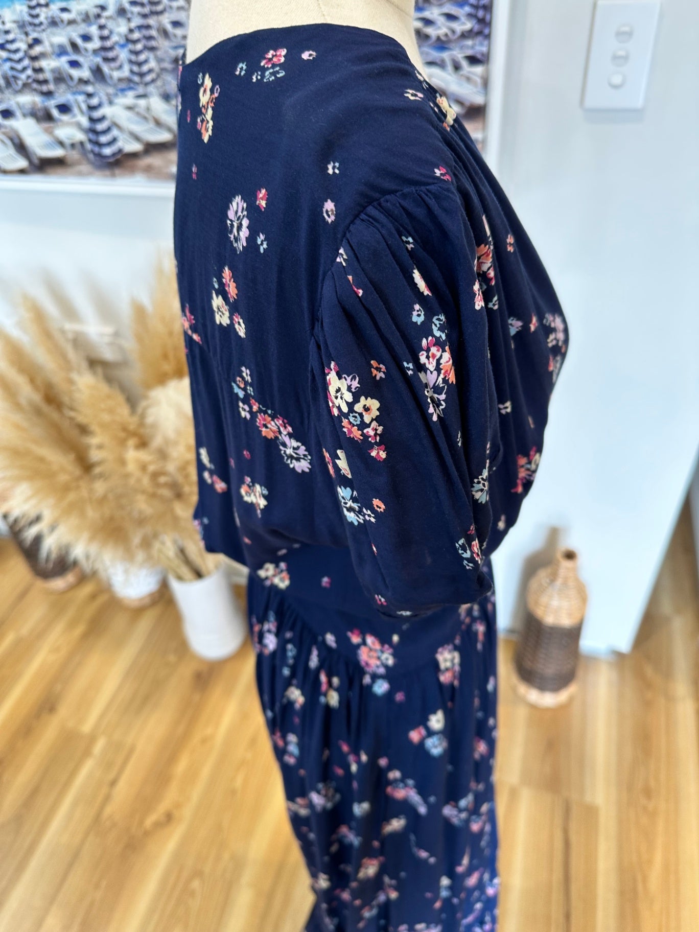 Auguste - Maxi Dress - Size 10 - Navy blue