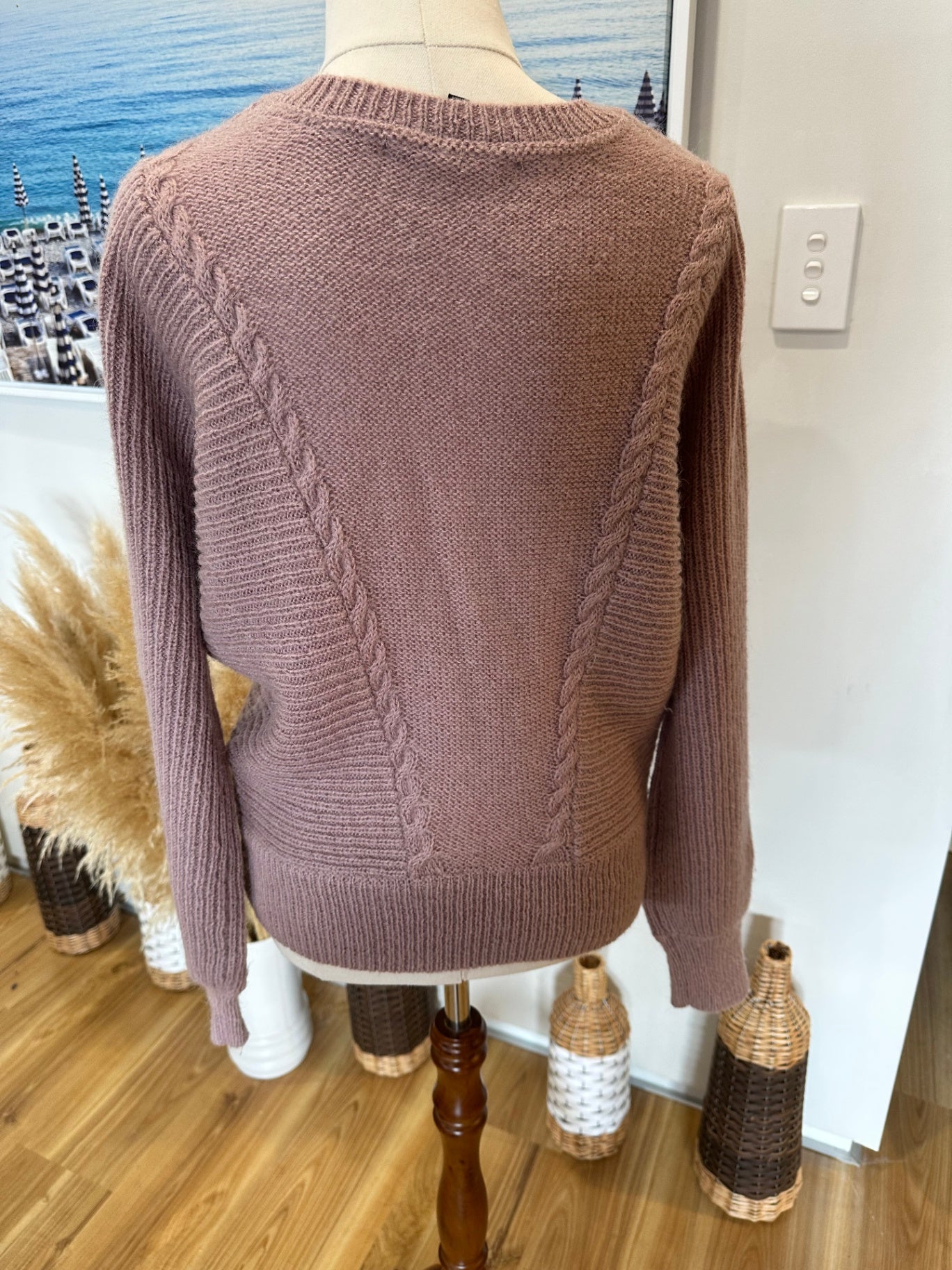 Max - Jumper - Extra Small - Light Pink - 30% Mohair