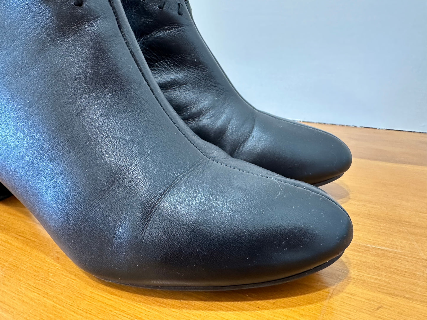 Hush Puppies - Ankle Boots - Size EU 41 - Black Leather