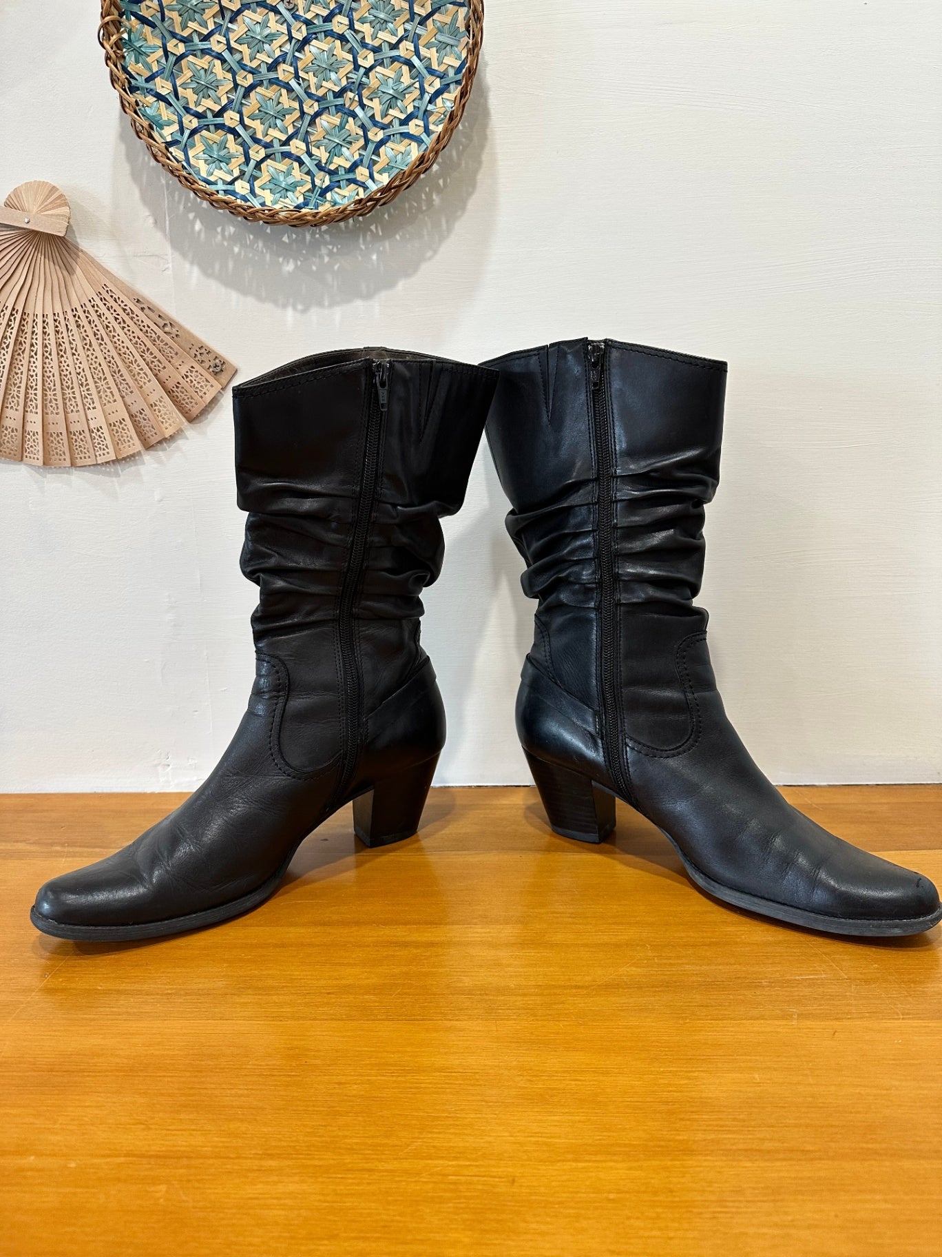 Gino Ventori - Leather Boots - Size EU 42 - Black