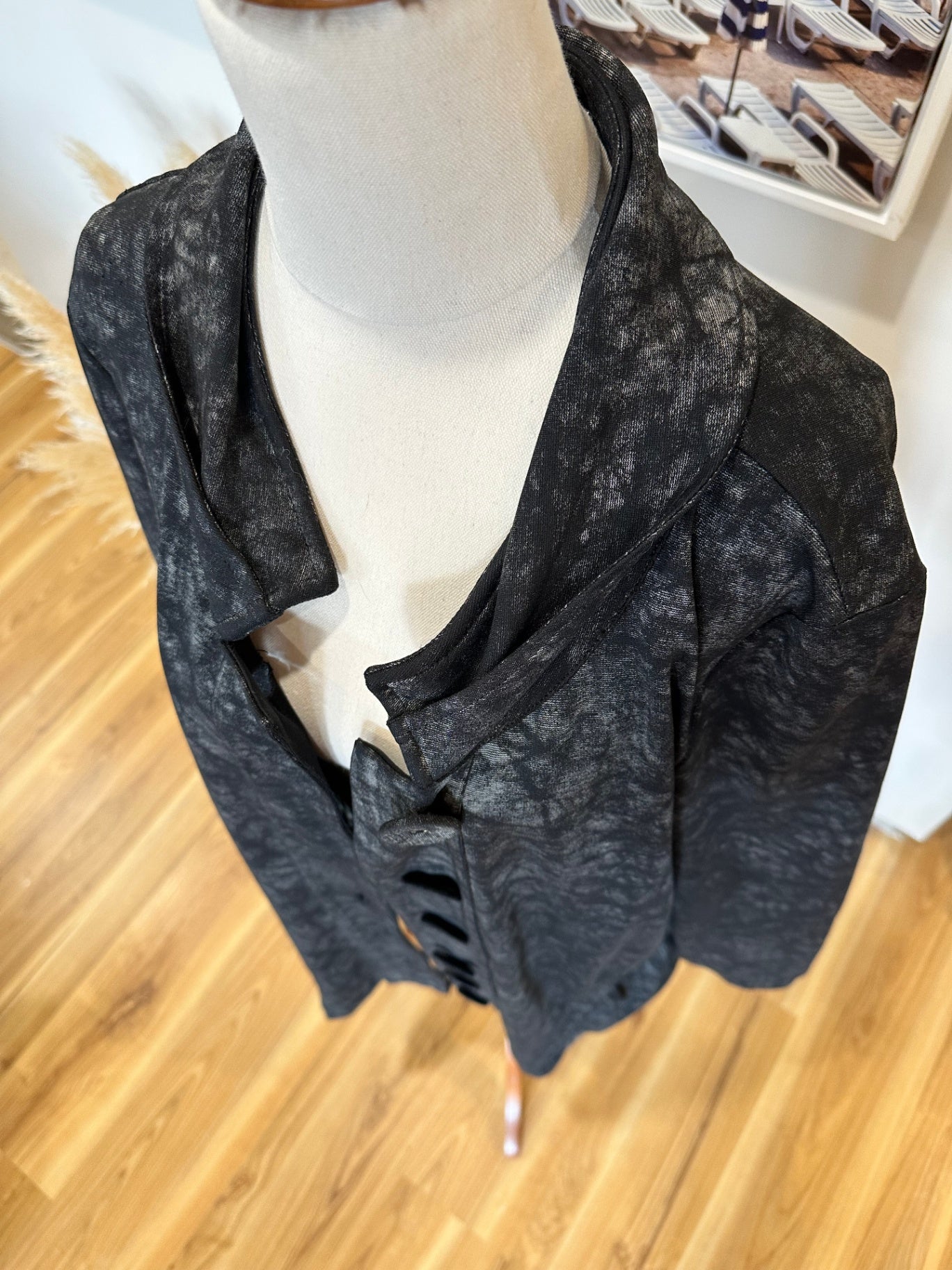 Scope Jacket - Size 14 - Black and grey