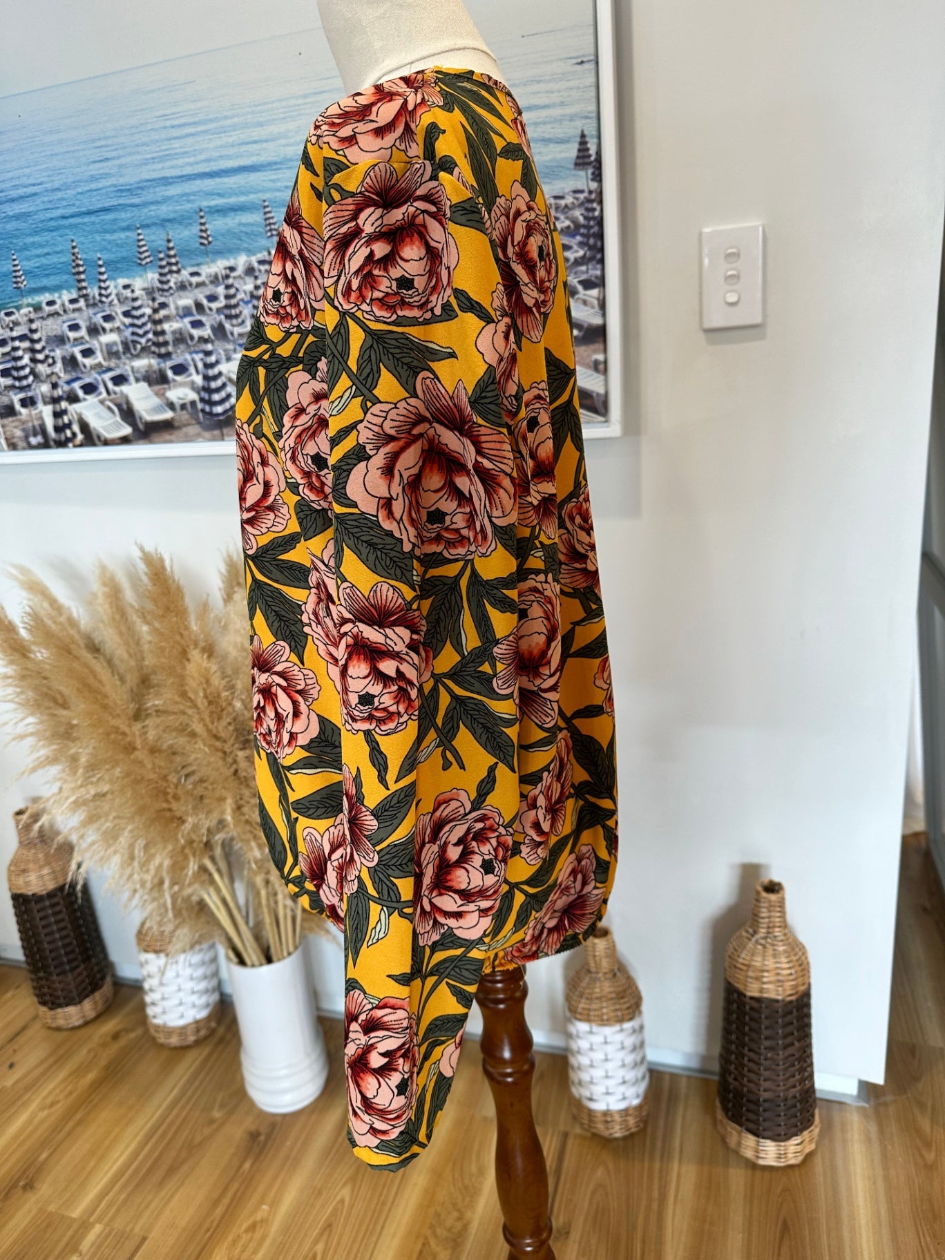 Boohoo Blouse - Size 14 - Yellow