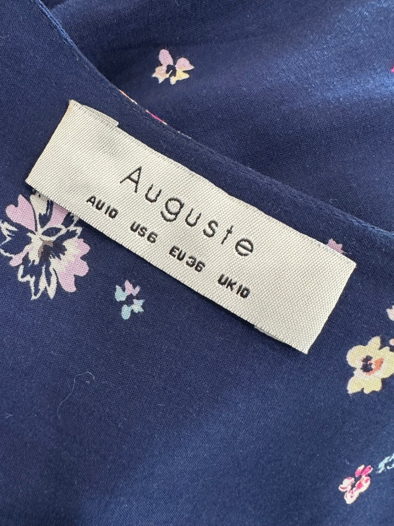 Auguste - Maxi Dress - Size 10 - Navy blue