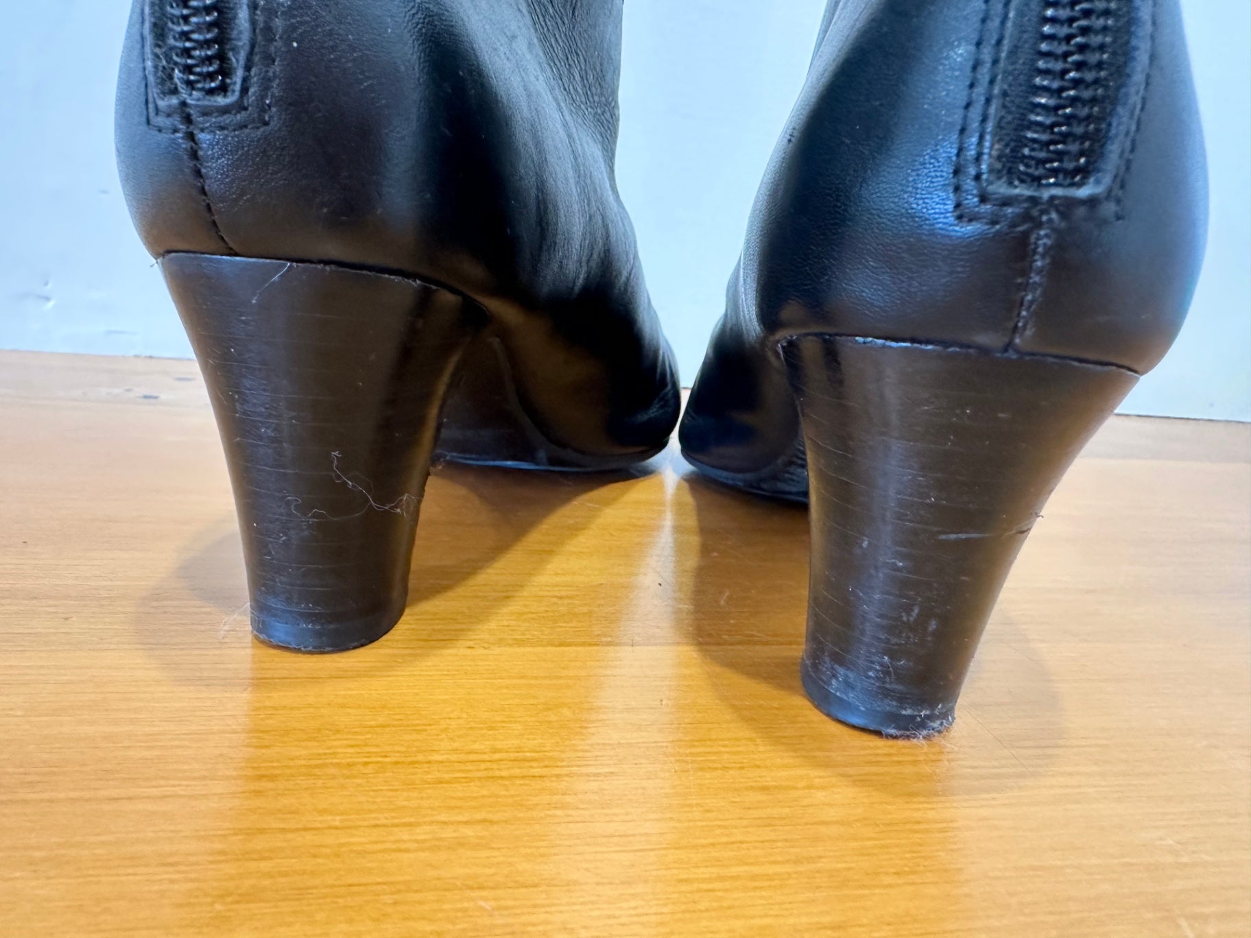 Hush Puppies - Ankle Boots - Size EU 41 - Black Leather