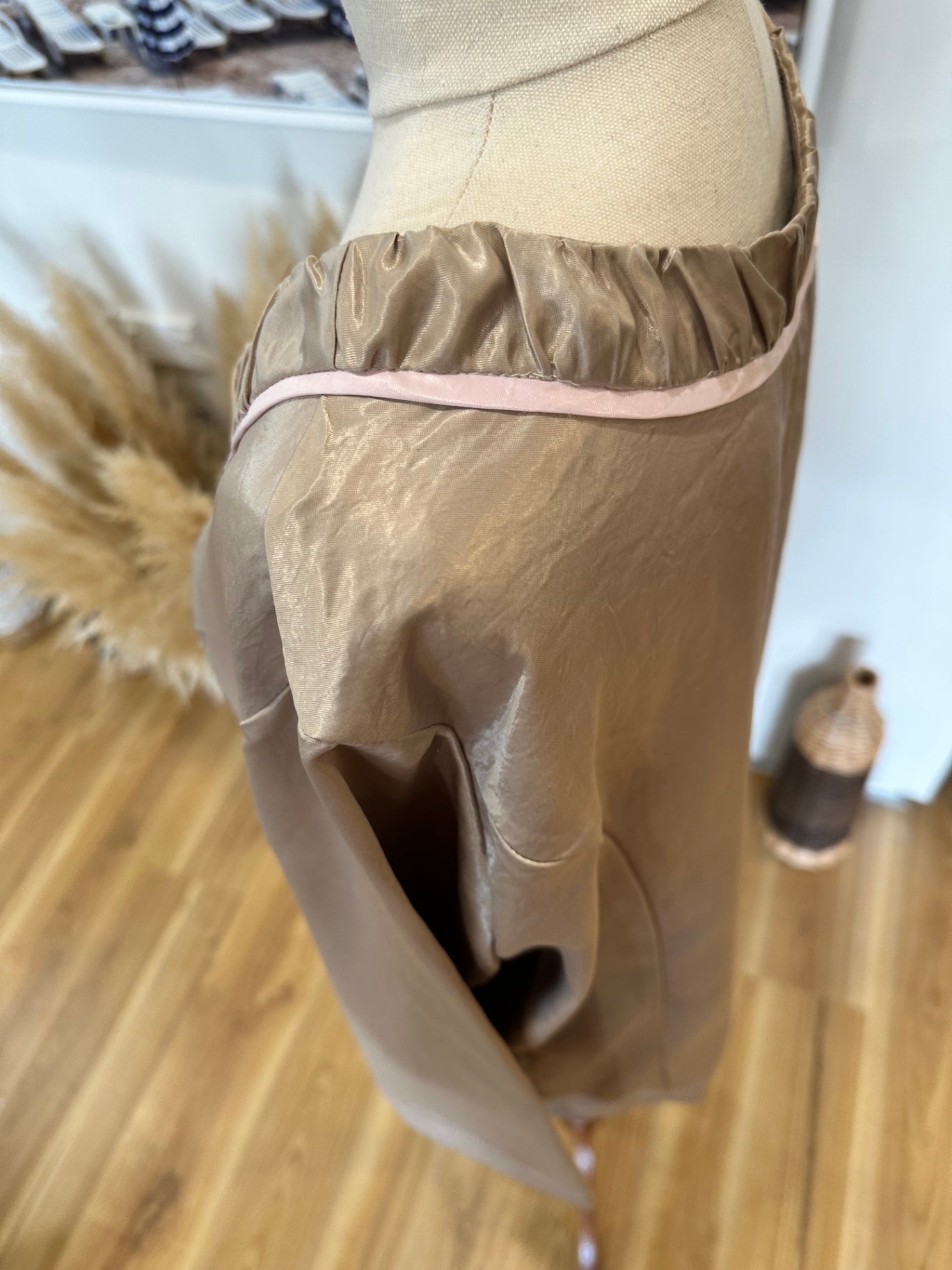 Eclipse - Blouse - Size 16 - Blush Pink + Beige