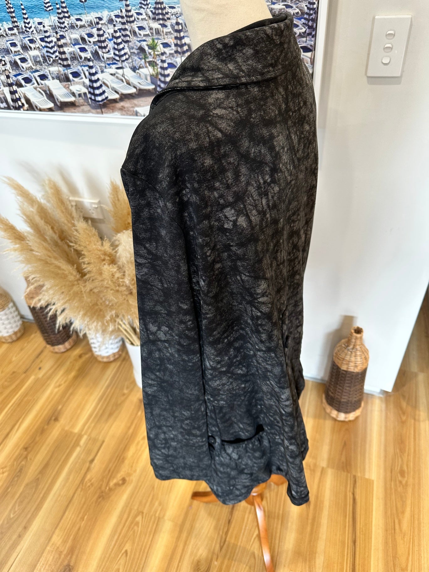 Scope Jacket - Size 14 - Black and grey