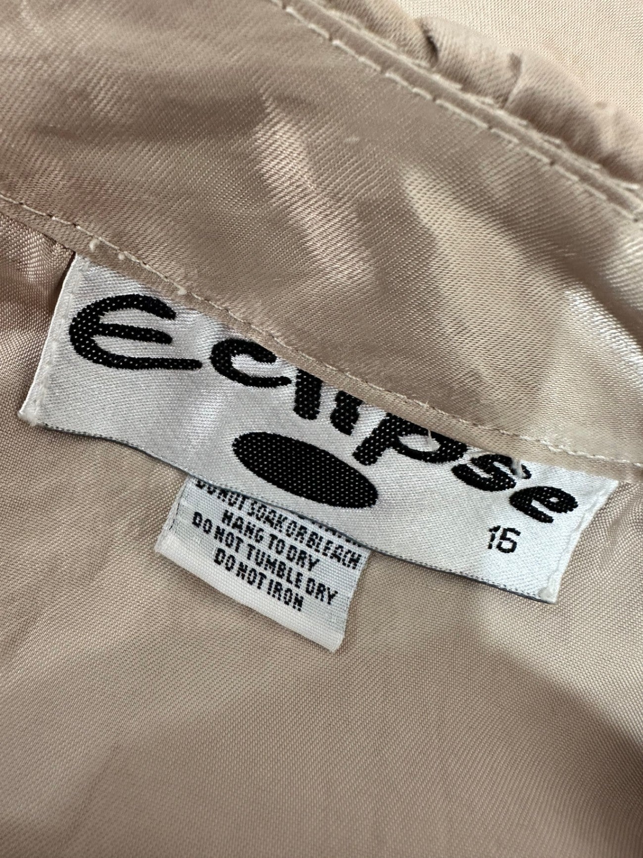 Eclipse - Blouse - Size 16 - Blush Pink + Beige