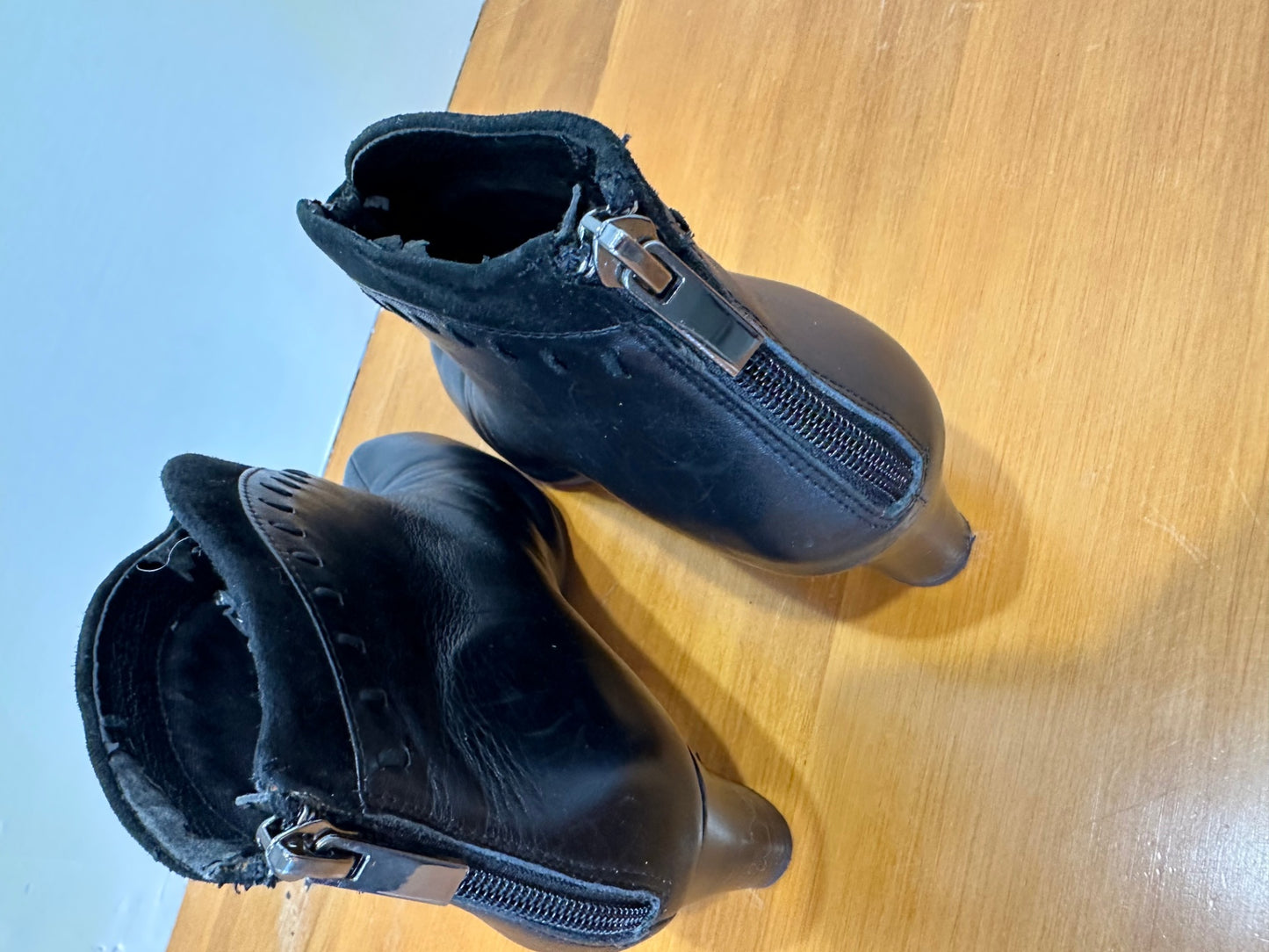 Hush Puppies - Ankle Boots - Size EU 41 - Black Leather