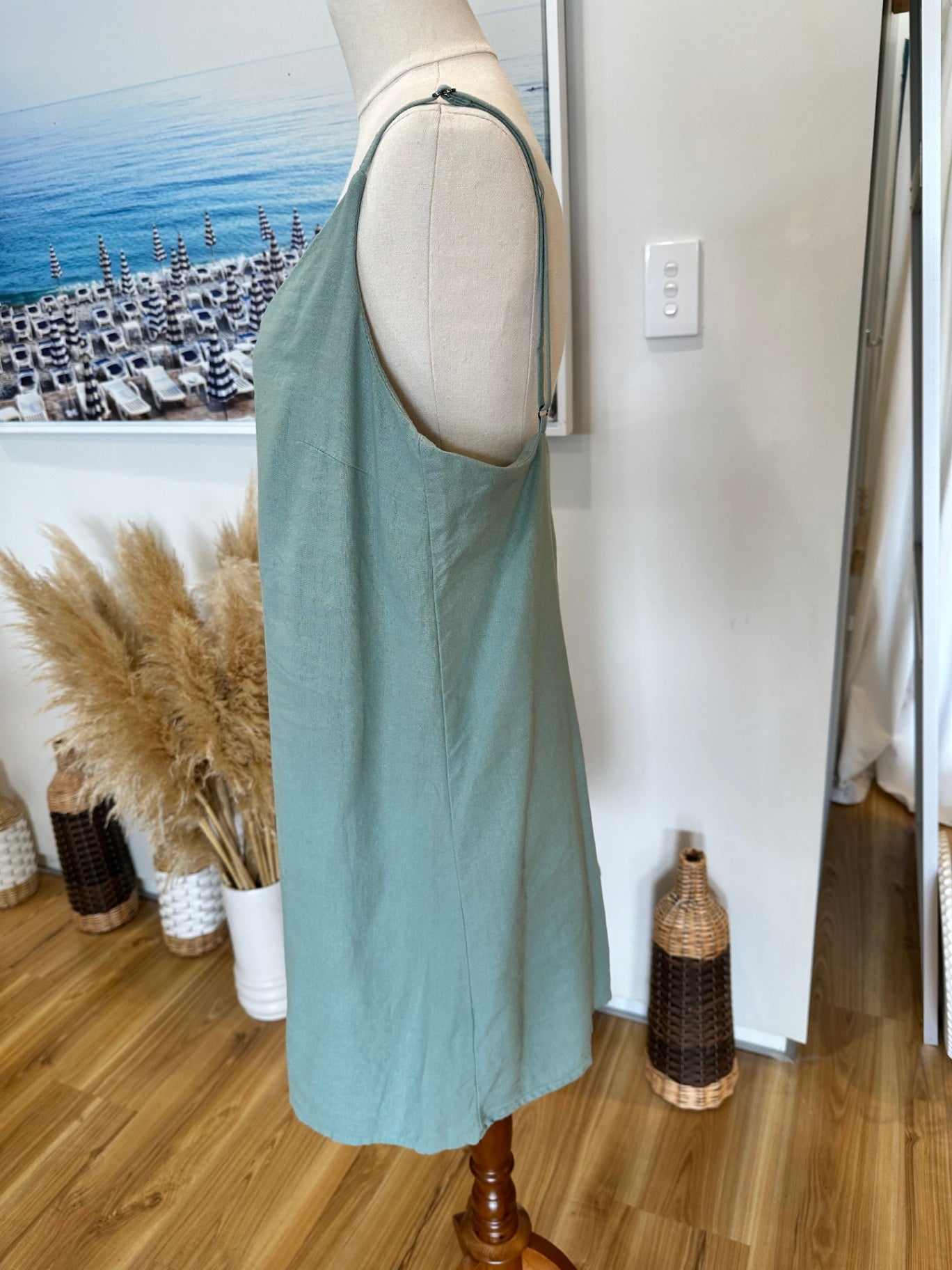 Billabong - Summer Dress - Size 12 - Pale Green