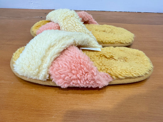 Kip & Co Slippers - Size EU 37 / 38 - Yellow, Pink, Cream