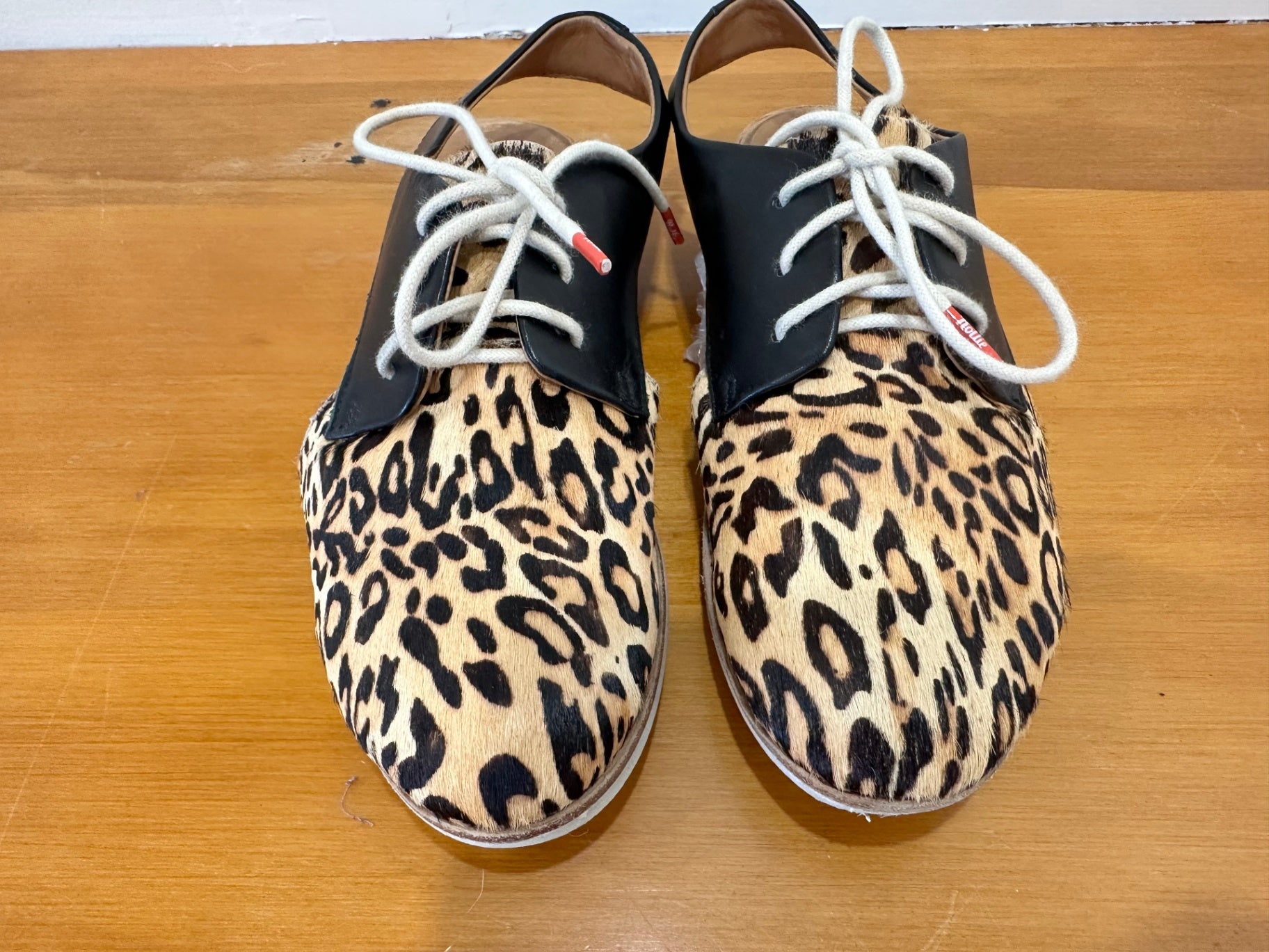 Rollie Sandals - Size EU 38 - Leopard print and black