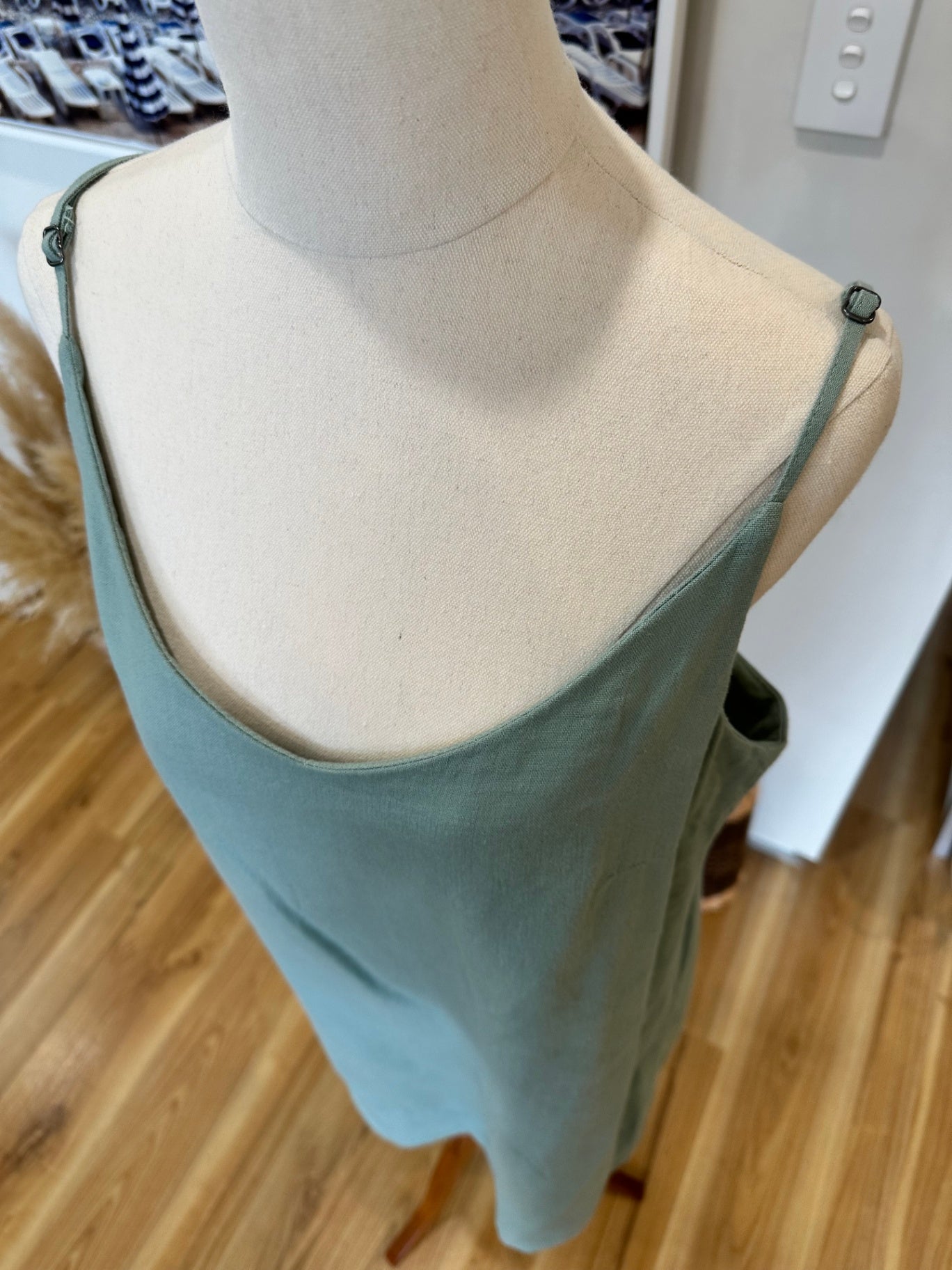 Billabong - Summer Dress - Size 12 - Pale Green