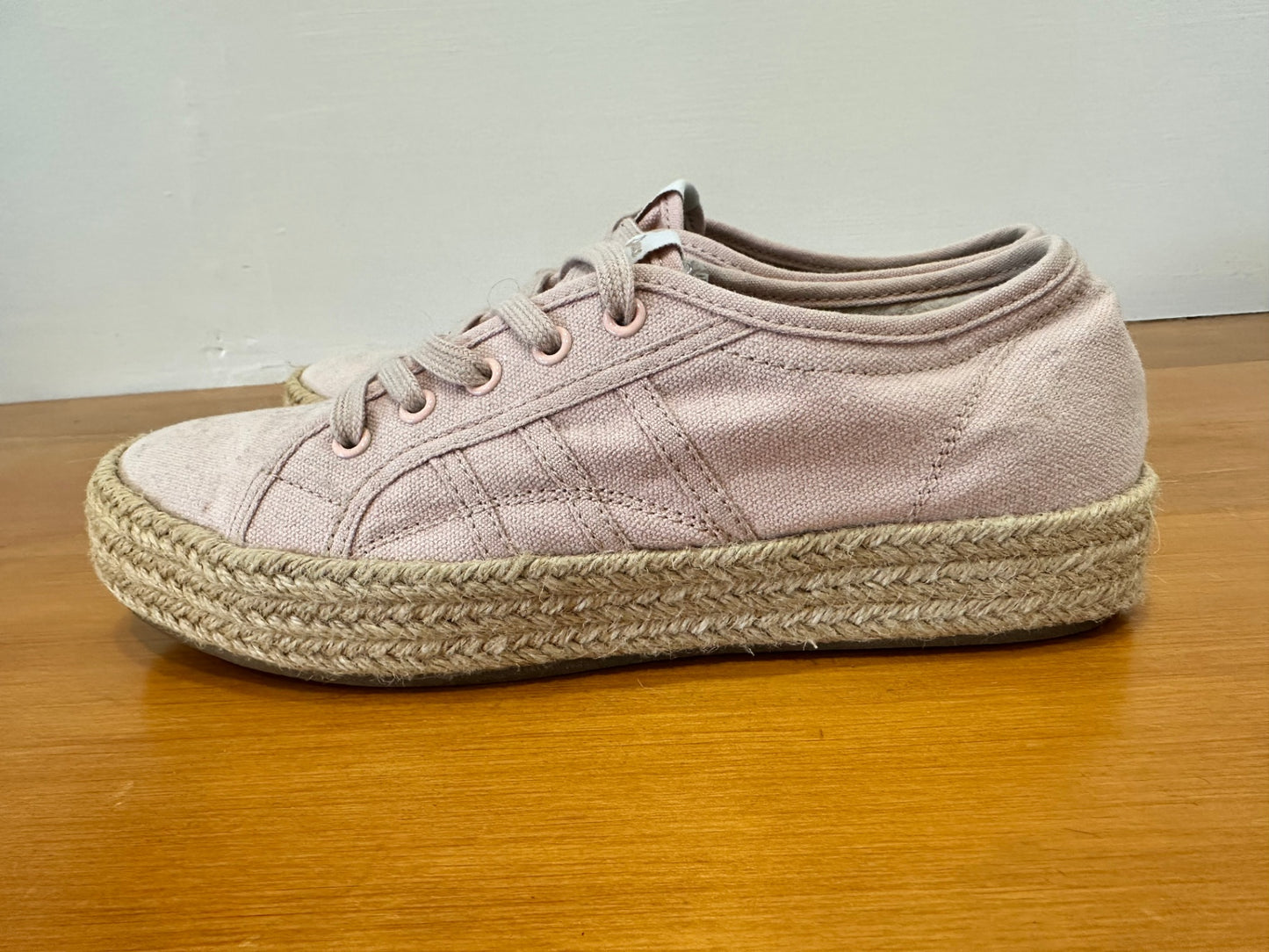 Deuce Sneakers / Espadrilles - Size EU 38 - Pink + Beige