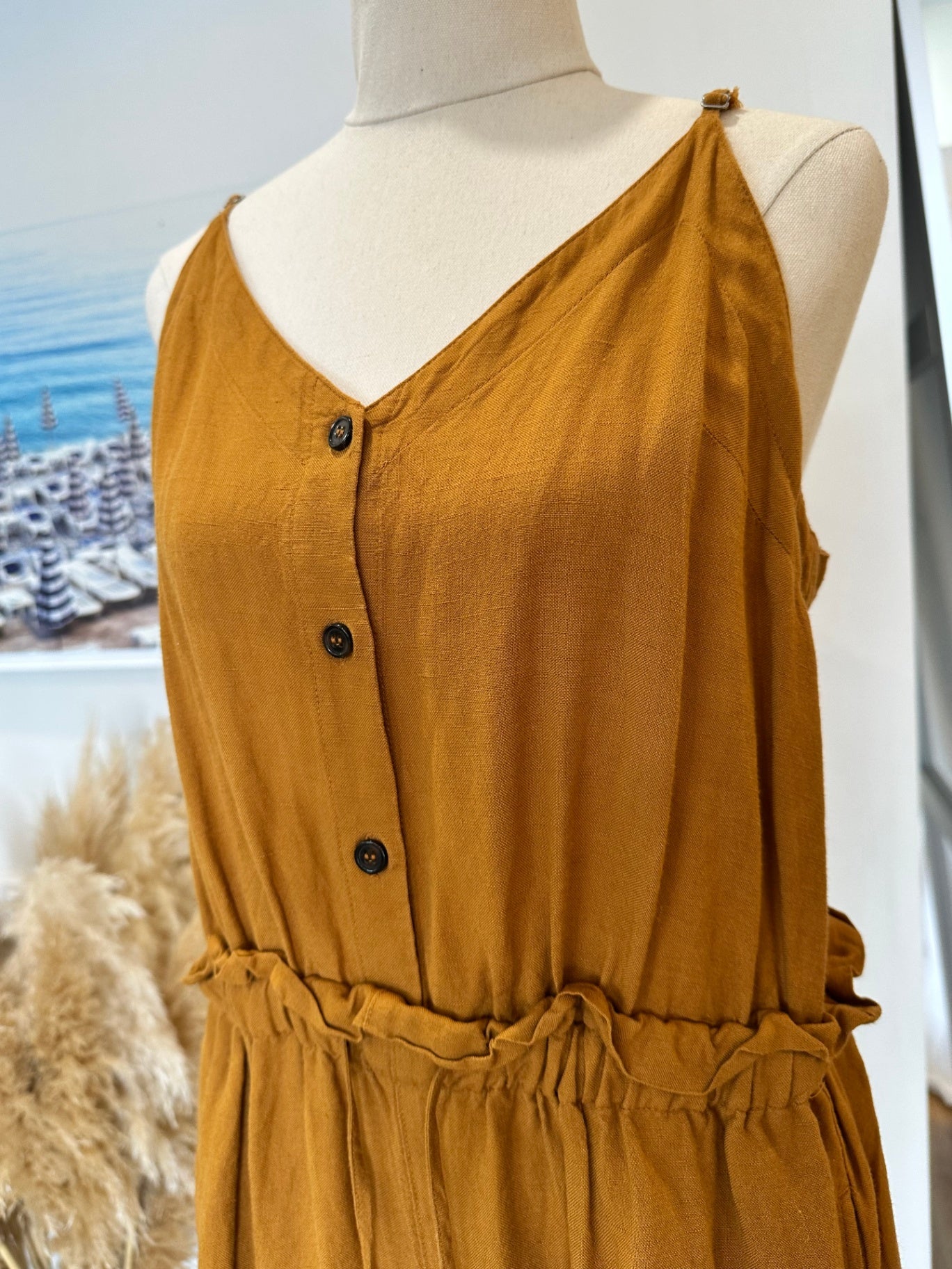 Mineral - Jumpsuit - Size 14 - Mustard