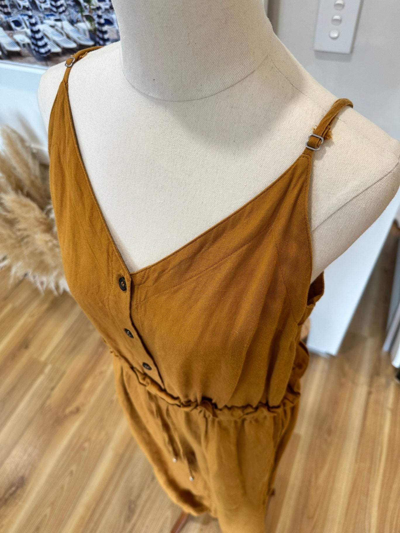 Mineral - Jumpsuit - Size 14 - Mustard