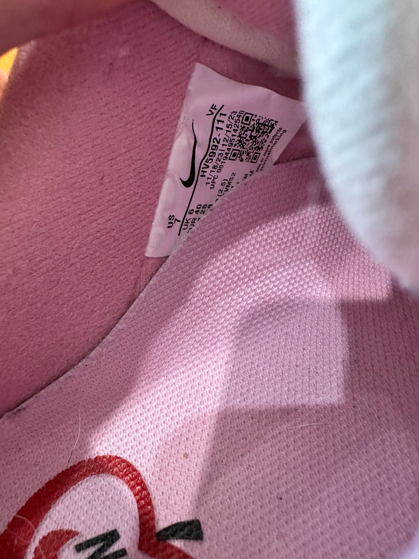 Nike Sneakers - Size EU 38 - Pink and White