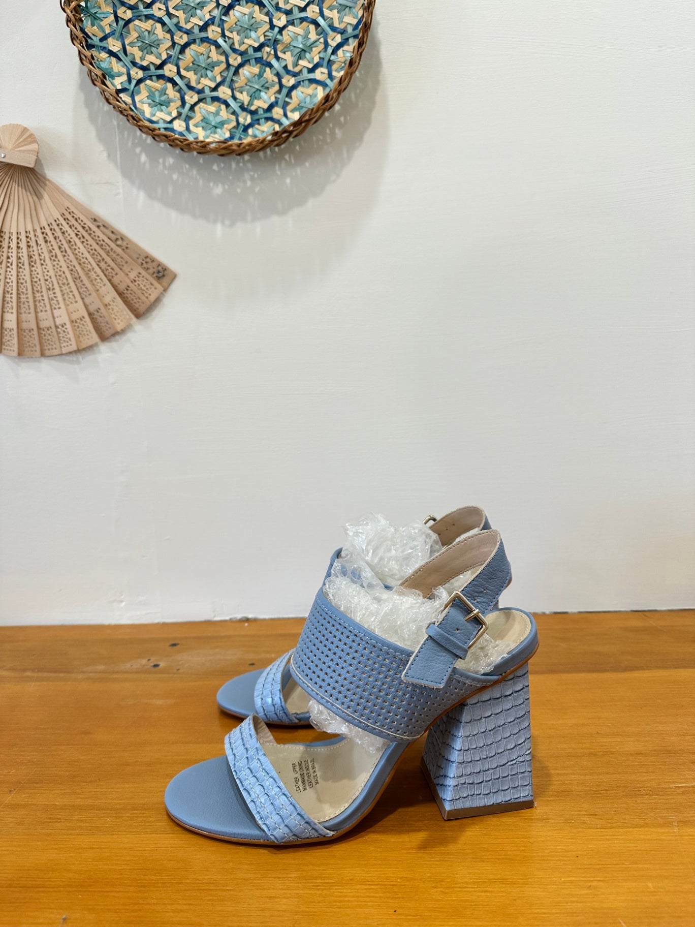 Hey Monday - Heeled Sandal - Size EU 39 - Blue