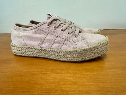 Deuce Sneakers / Espadrilles - Size EU 38 - Pink + Beige