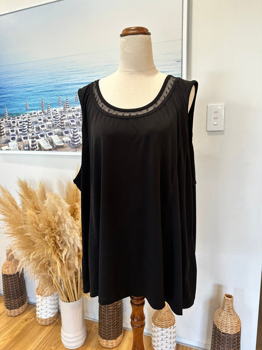 K&K - Camisole Top - Size 26 - Black