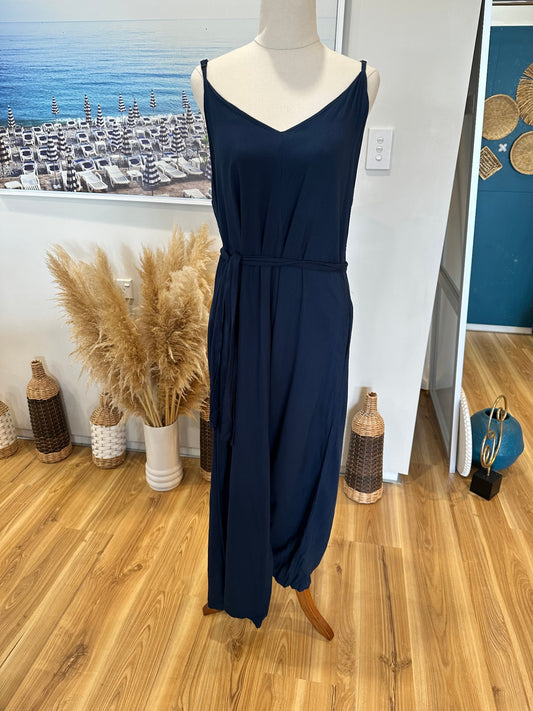 Sacred Soul - Jumpsuit - Small / Medium - Navy Blue