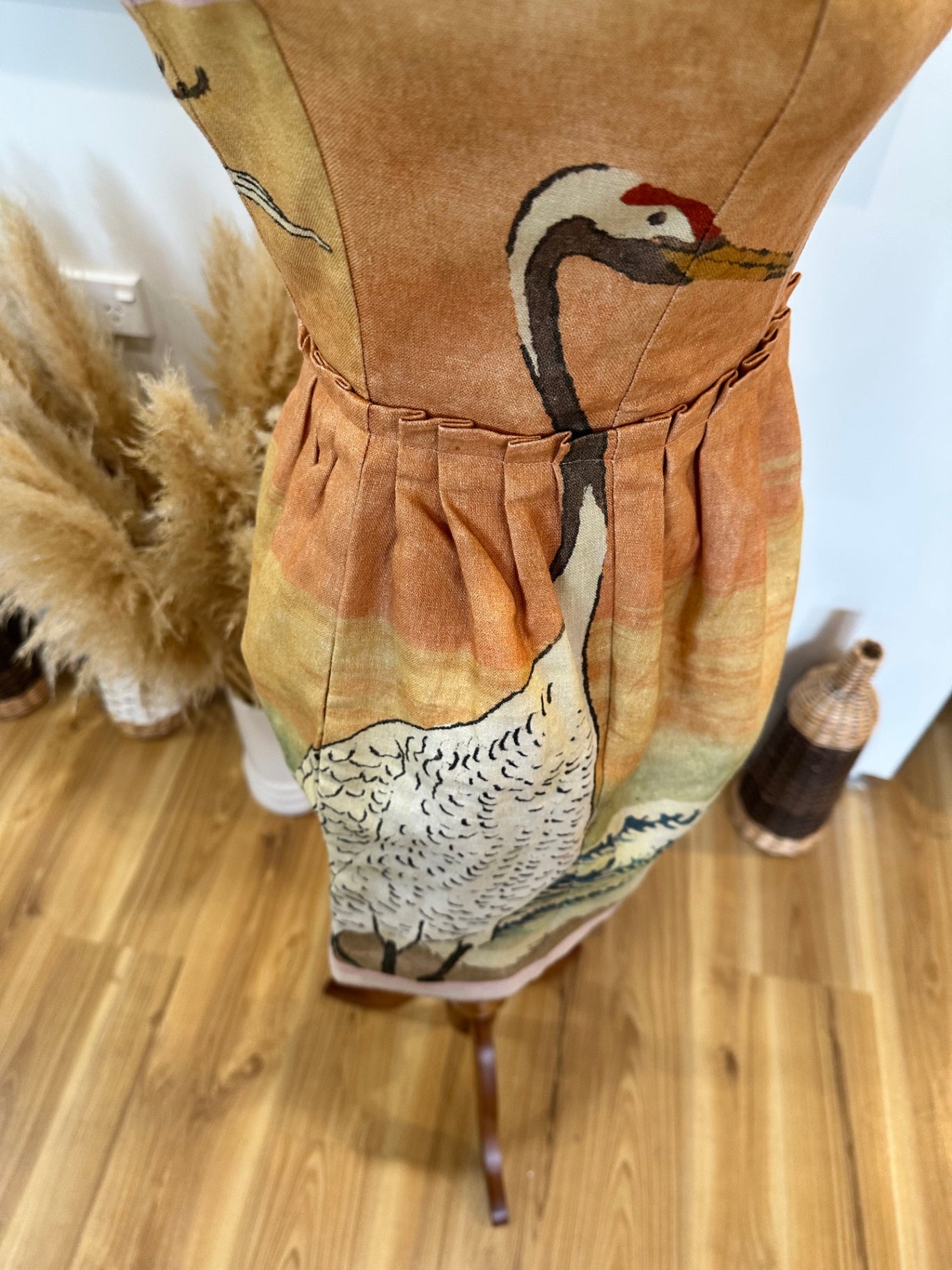 Antipodean Strapless Dress - Extra Small (AU 6) WABI SABI print - RRP $573 AUD