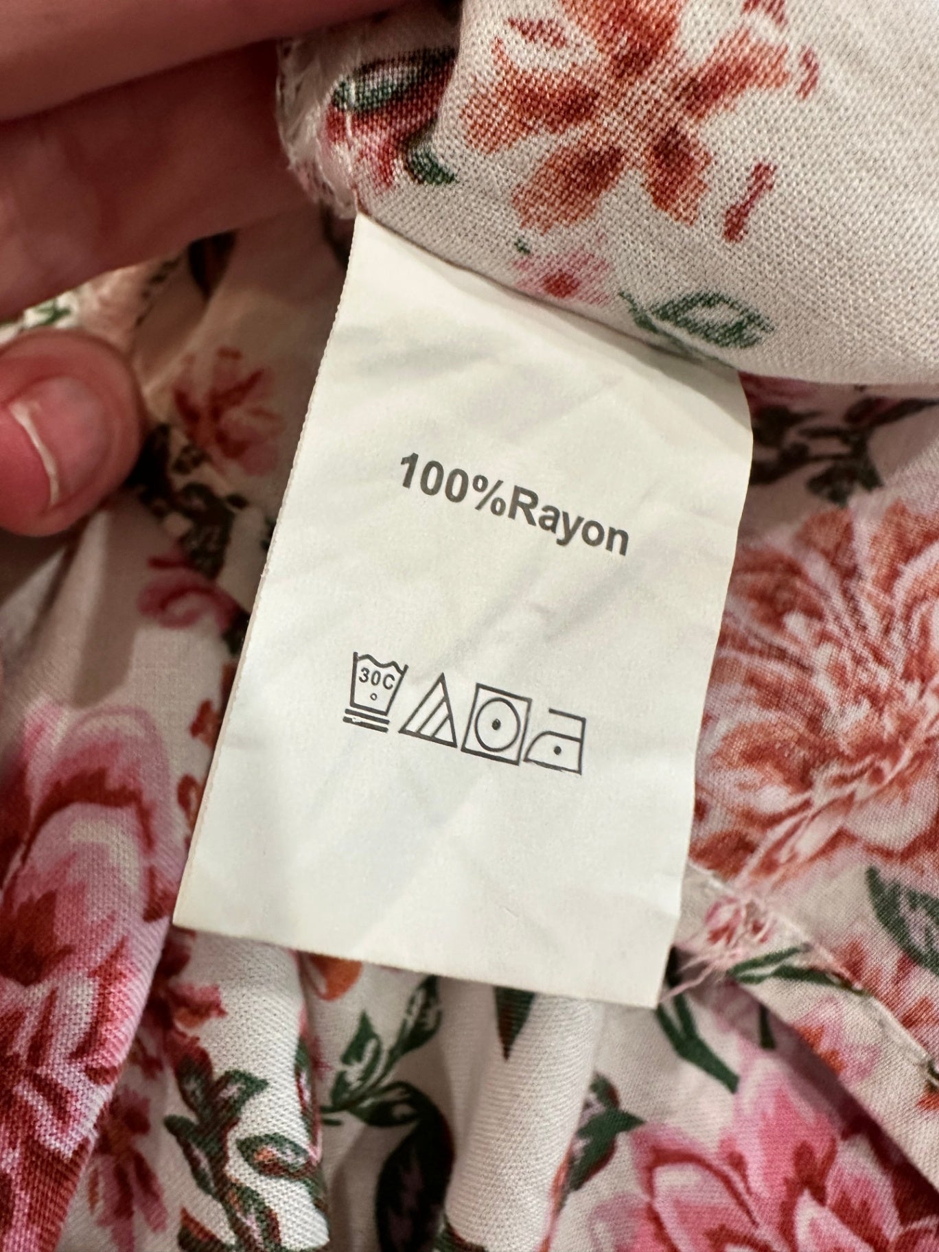 Dreamcatcher - Dress - Size 12 - Pink and white with floral pattern