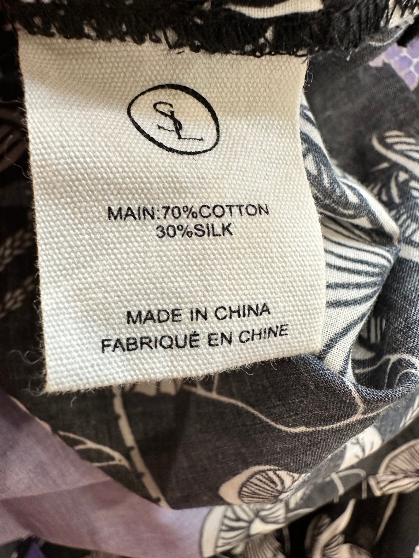 Sunset Lover - Shirt - Size 8 - 70% Cotton + 30% Silk - RRP $405AUD