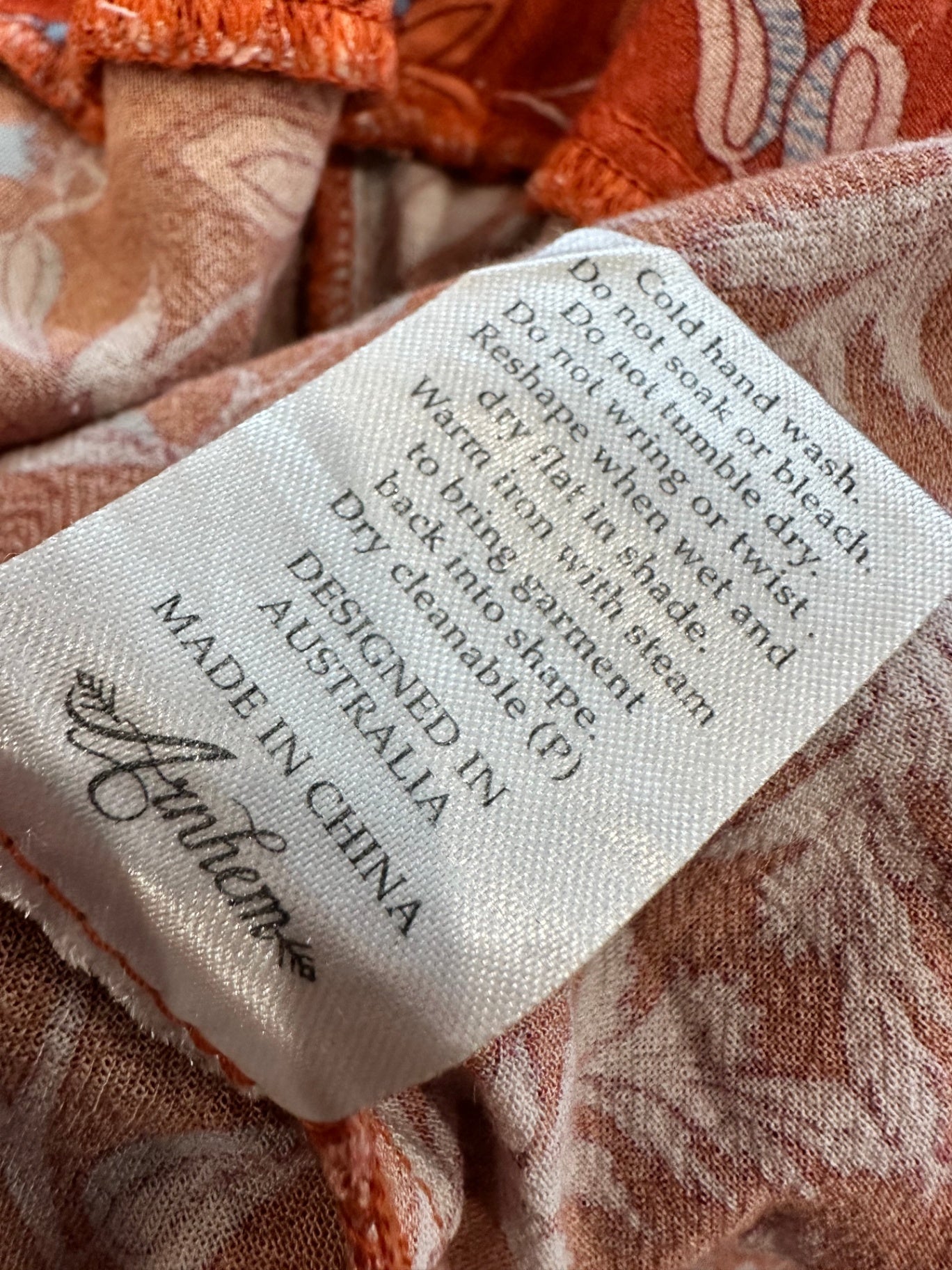 Arnhem - Wrap Dress - Size 10 - Red / Orange