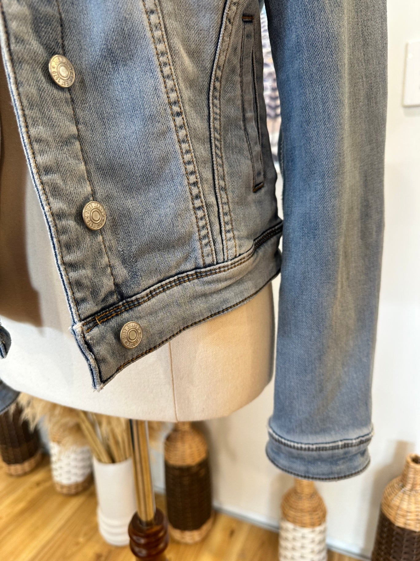 Just Jeans - Denim Jacket - Size 8 - Blue