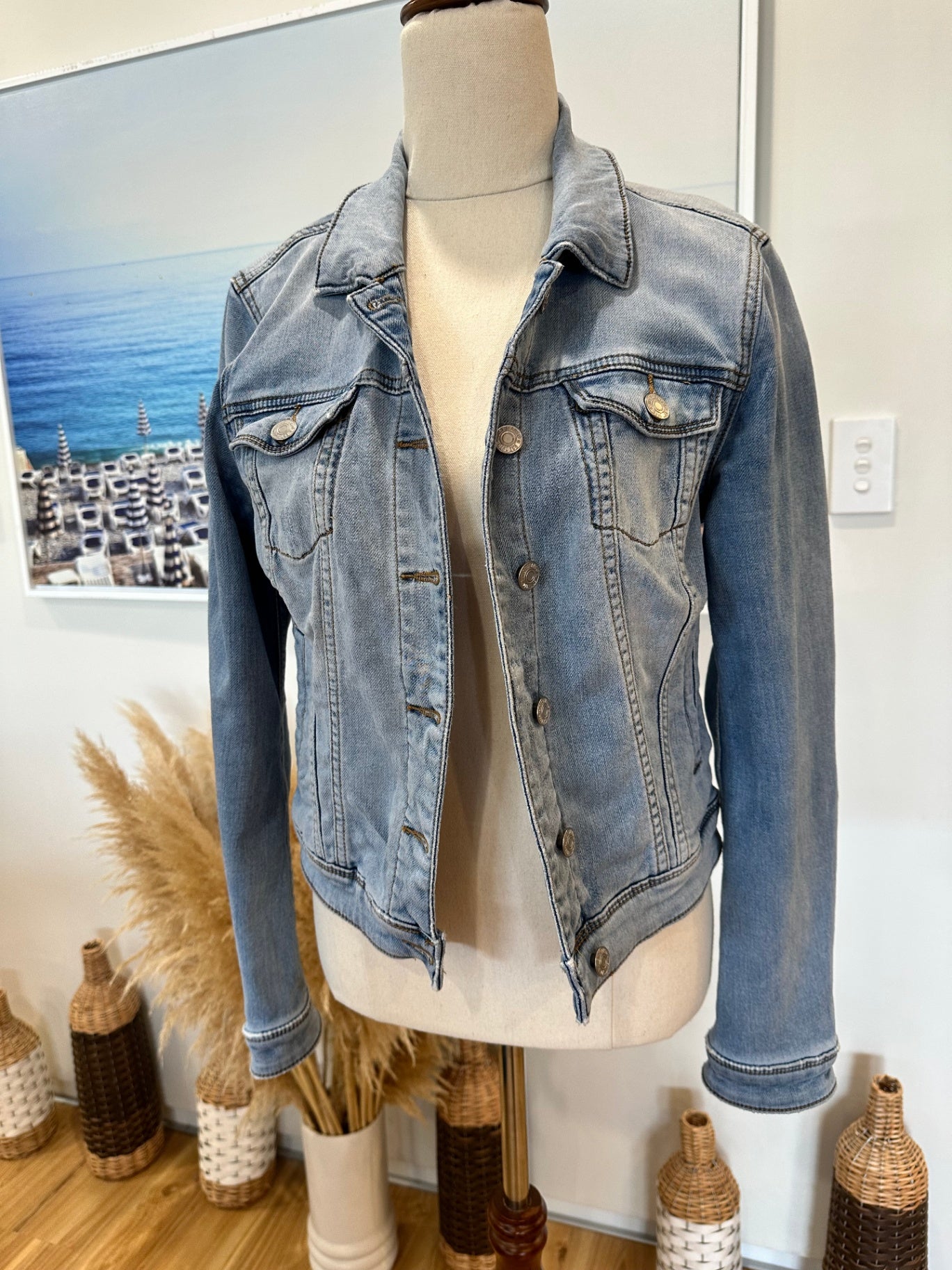 Just Jeans - Denim Jacket - Size 8 - Blue
