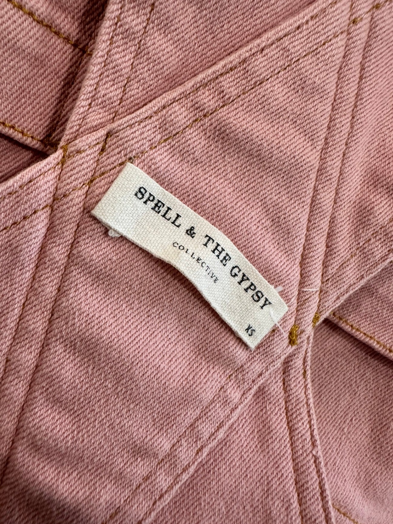 Spell Dungarees / Dress - Extra Small - Pink