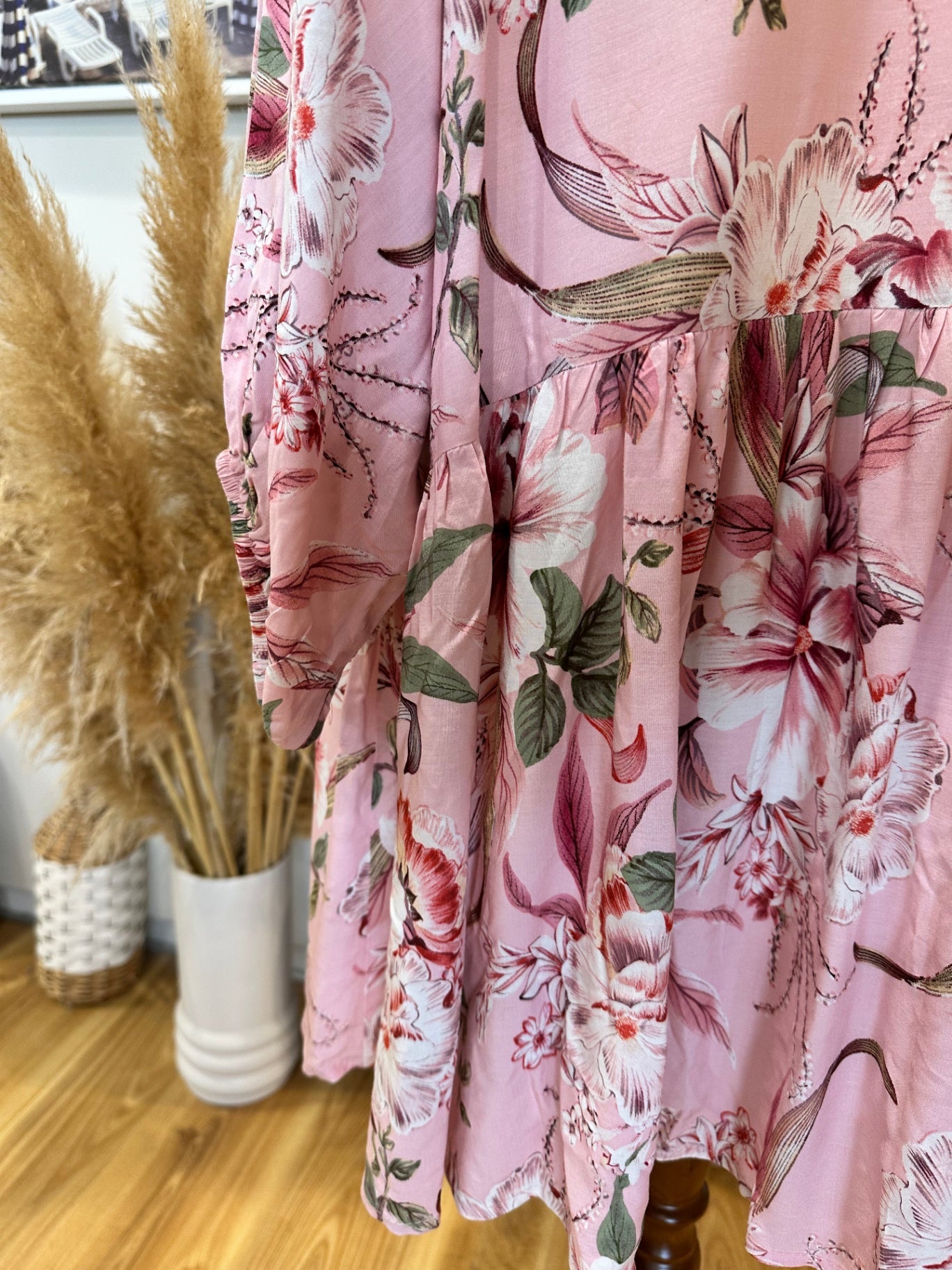 Jaase - Bohemian Blouse - Large - Pink