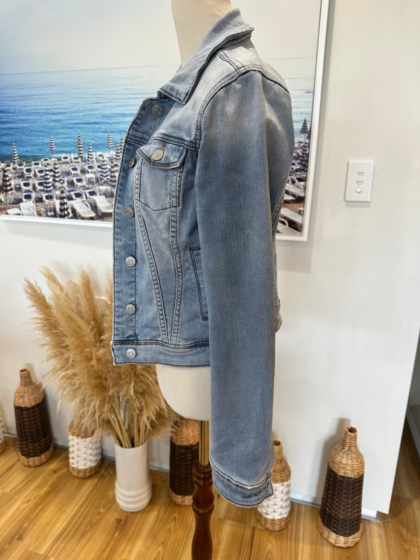 Just Jeans - Denim Jacket - Size 8 - Blue