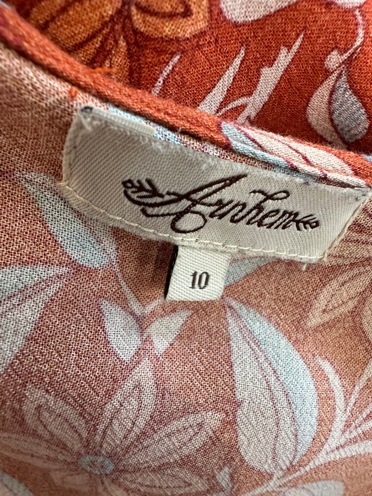 Arnhem - Wrap Dress - Size 10 - Red / Orange