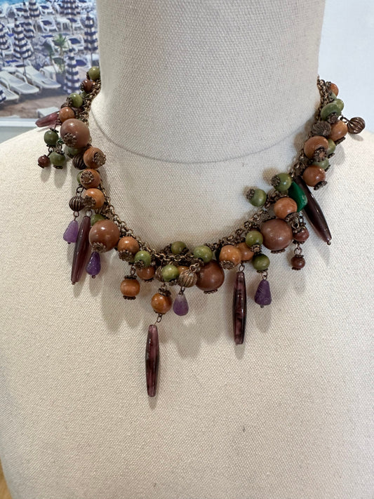 Vintage Necklace Multicolor