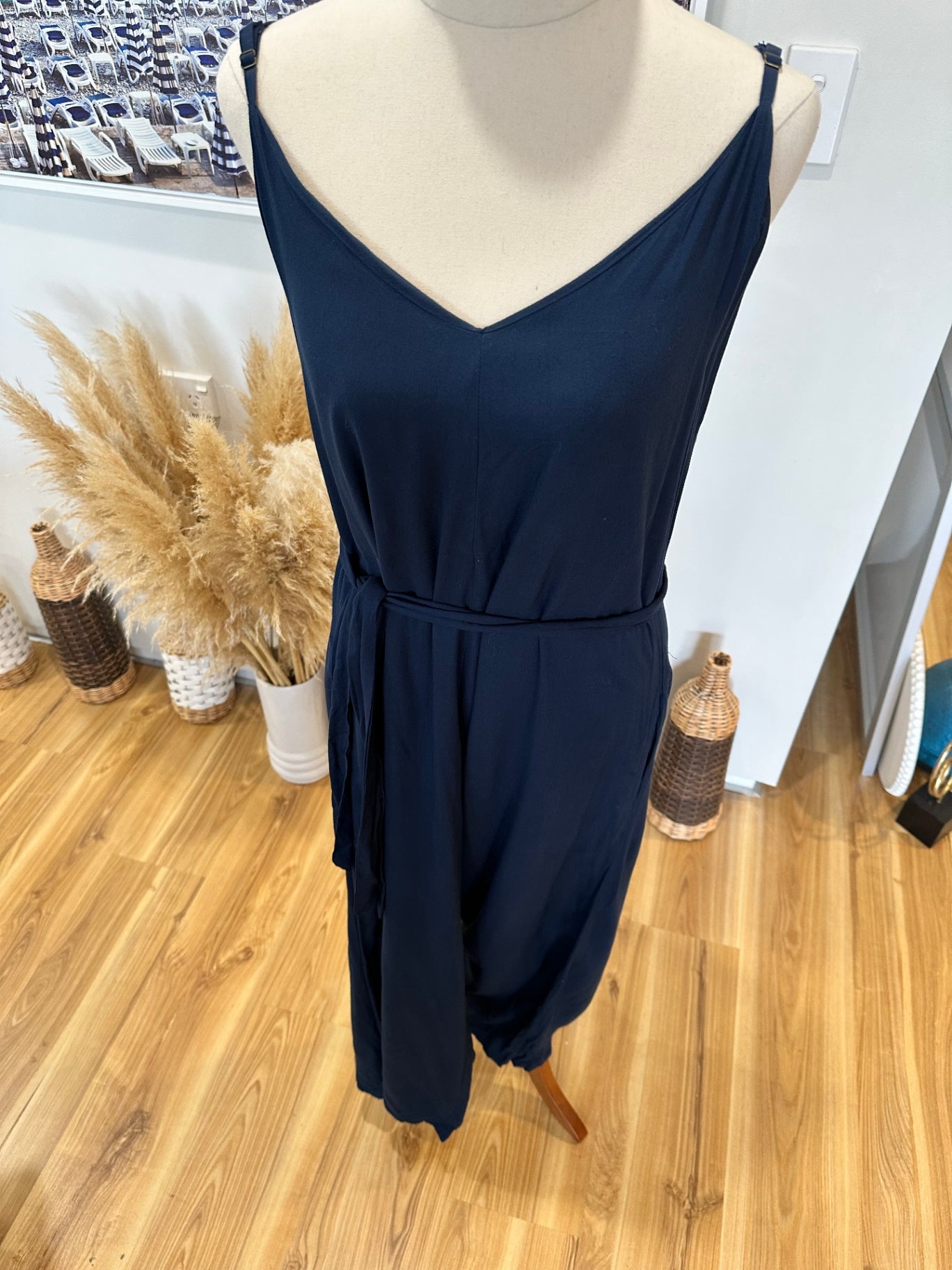 Sacred Soul - Jumpsuit - Small / Medium - Navy Blue