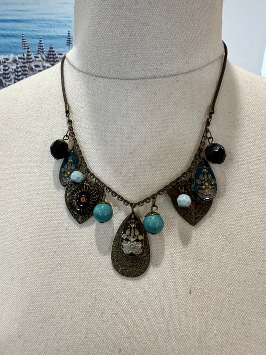 Vintage Necklace Multicolor