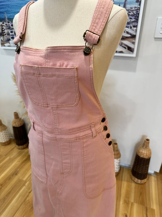 Spell Dungarees / Dress - Extra Small - Pink