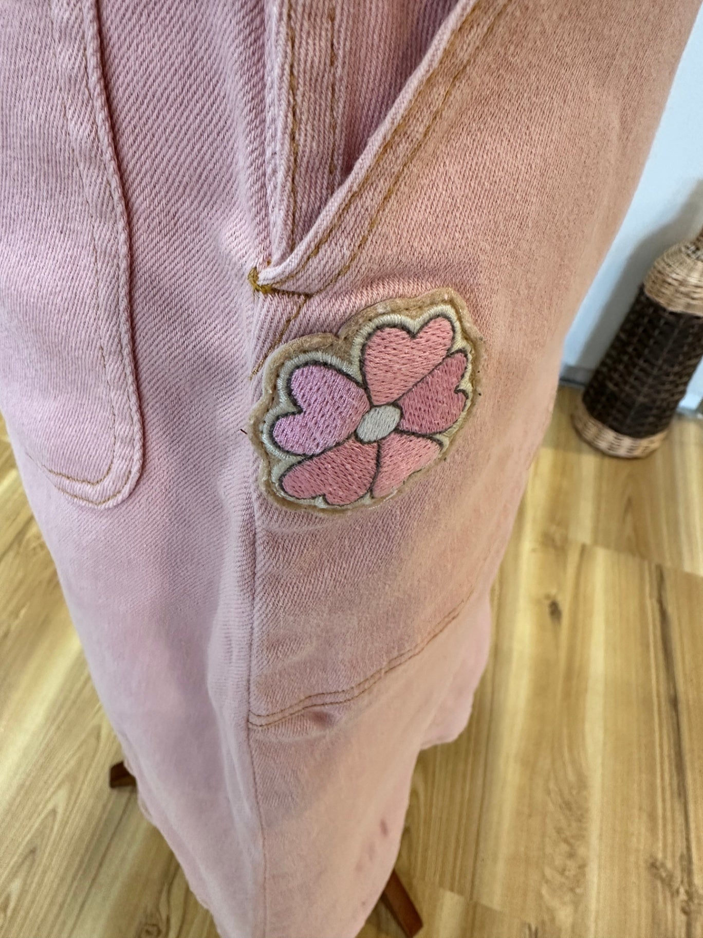 Spell Dungarees / Dress - Extra Small - Pink