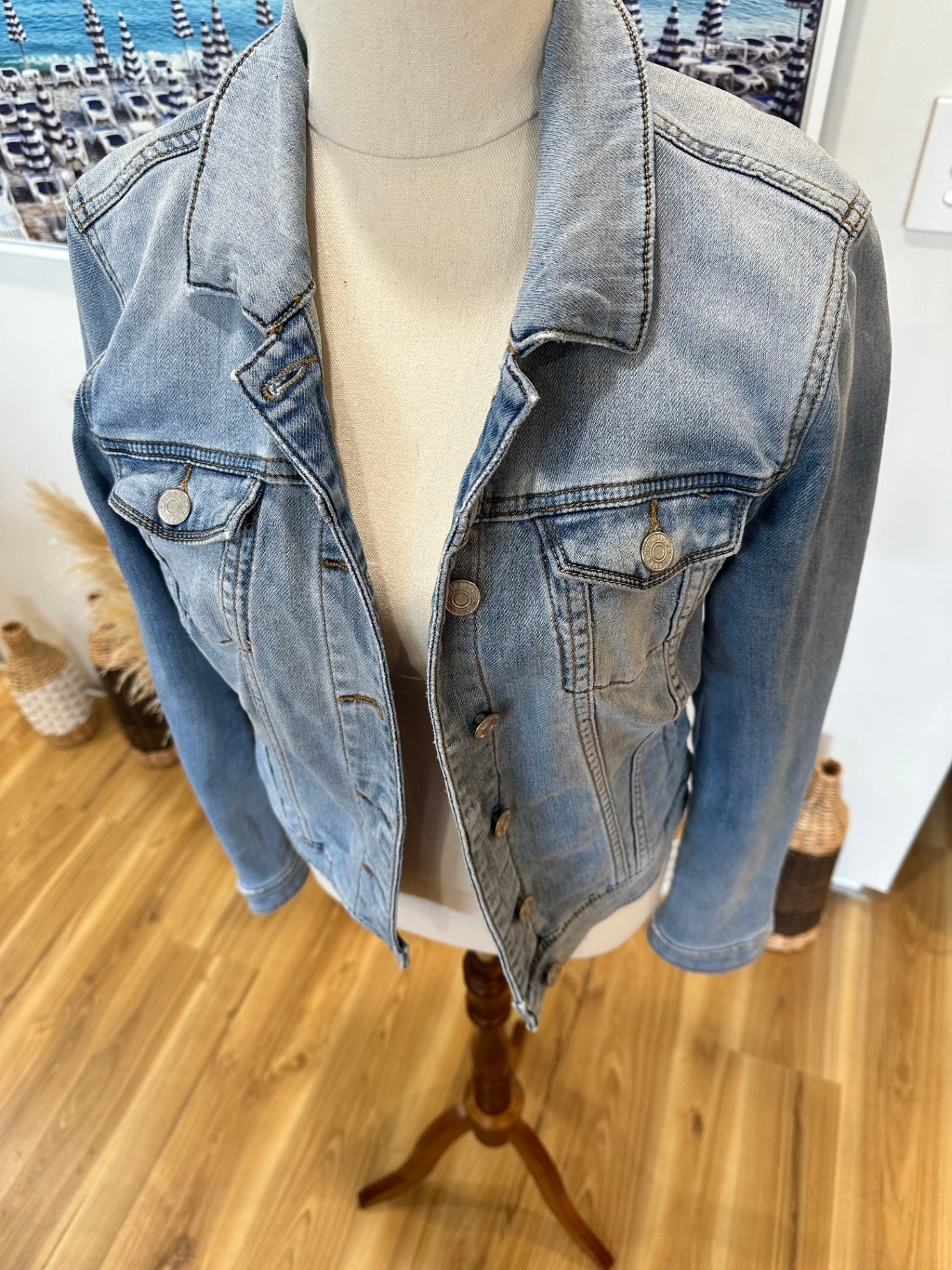 Just Jeans - Denim Jacket - Size 8 - Blue
